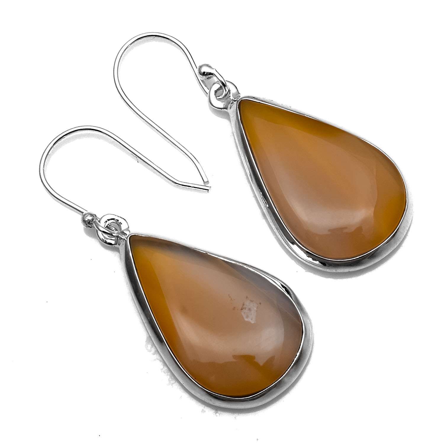Botswana Agate Gemstone Earrings Solid 925 Sterling Silver Handmade Earrings Jewelry Gift For Women And Girls E-1140
Botswana Agate Gemstone Earrings Solid 925 Sterling Silver Handmade Earrings Jewelry Gift For Women And Girls E-1140