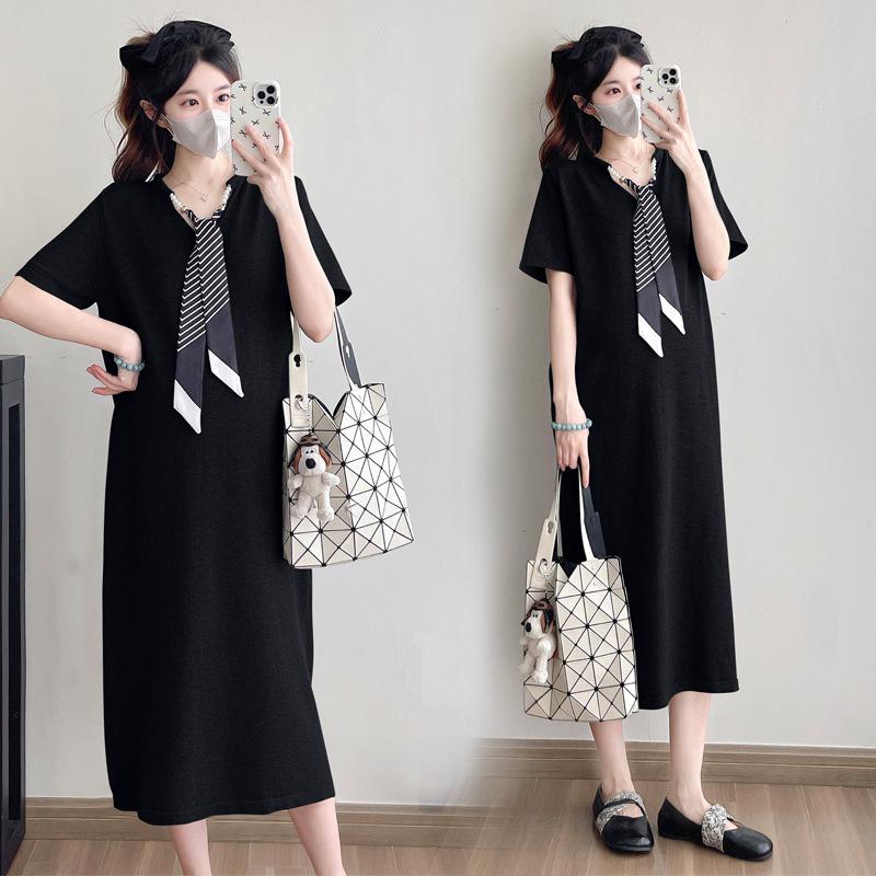 Genuine Maternity Dress: Summer 2026 Plus Size French Short Sleeve Tie-Up Long Dress XL чёрный
Genuine Maternity Dress: Summer 2026 Plus Size French Short Sleeve Tie-Up Long Dress XL чёрный