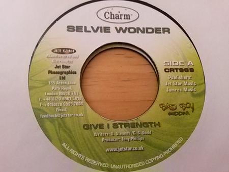 7inch Record SELVIE WONDER Give I Strength CRT969 Charm UK Reggae Ska Dub Used
7inch Record SELVIE WONDER Give I Strength CRT969 Charm UK Reggae Ska Dub Used