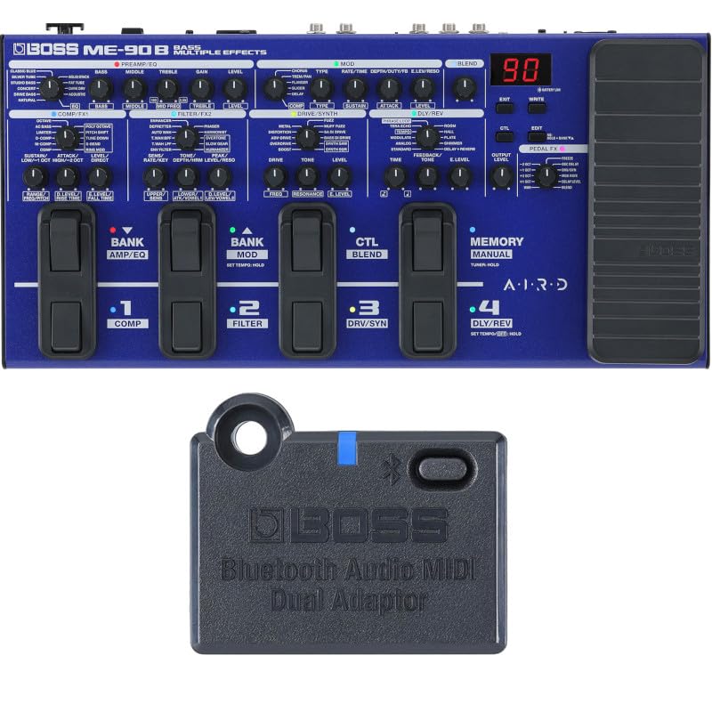 BOSS Bass Bluetooth Audio MIDI Dual Adapter set ME-90B multi-effector + BT-DUAL 
BOSS Bass Bluetooth Audio MIDI Dual Adapter set ME-90B multi-effector + BT-DUAL