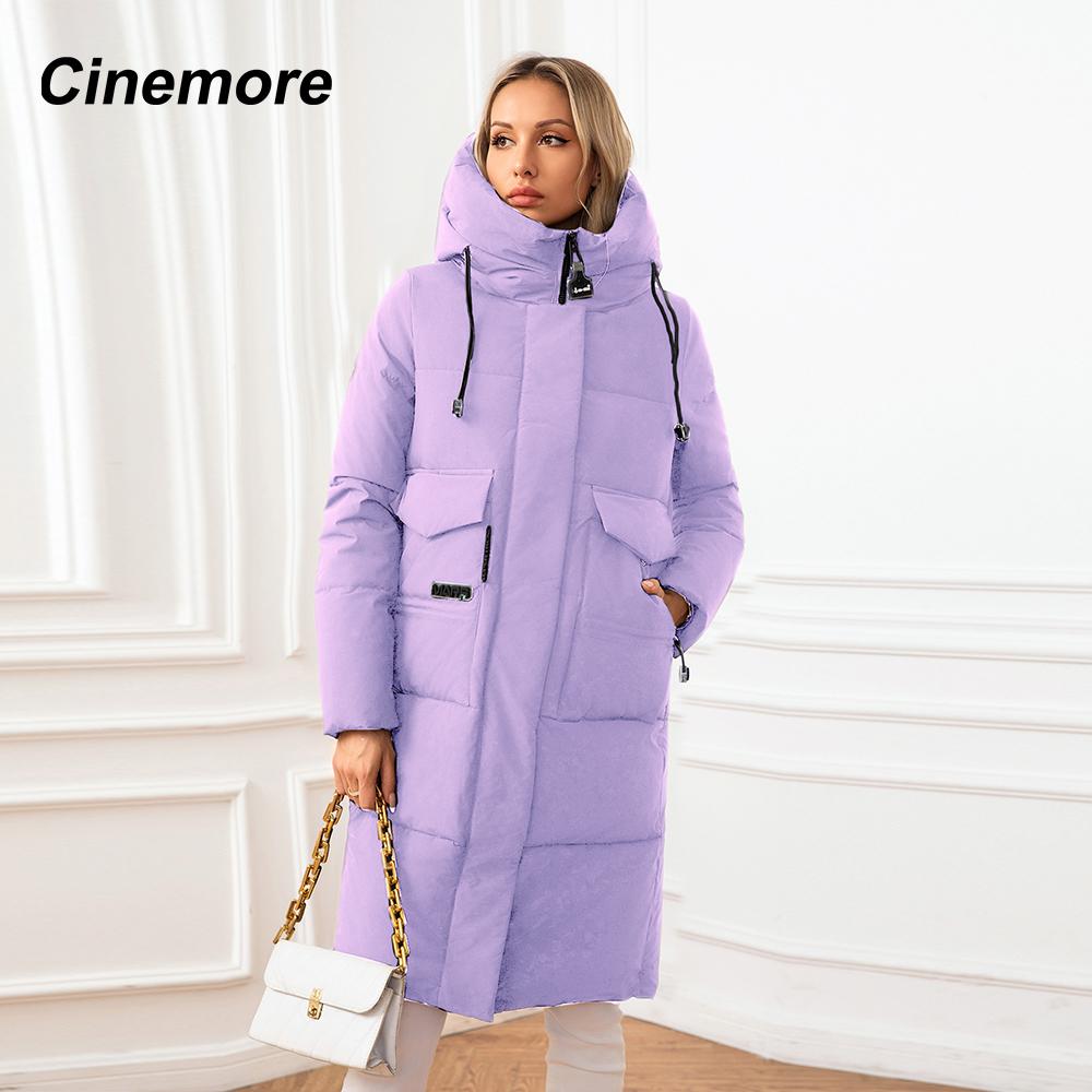 Cinemore женская куртка зима 2024 теплые длинные парки верхняя одежда с капюшоном женская одежда модный пуховик женское пальто 06 48 фиолетовый
Cinemore женская куртка зима 2024 теплые длинные парки верхняя одежда с капюшоном женская одежда модный пуховик женское пальто 06 48 фиолетовый