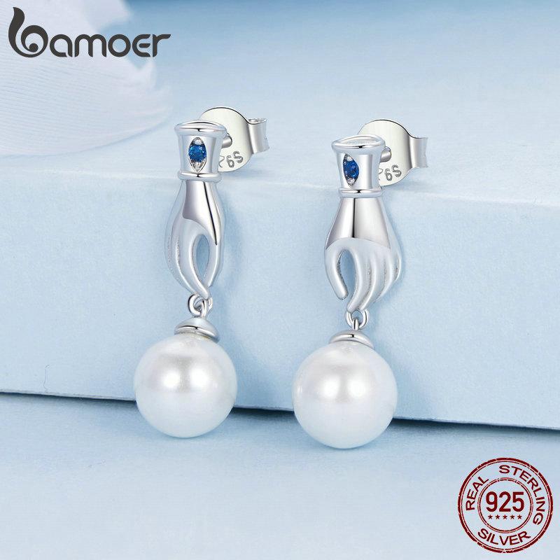 BAMOER стерлингового серебра 925 пробы, висячие серьги-гвоздики для женщин, гипоаллергенные ювелирные изделия сглаза, подарок 925 silver
BAMOER стерлингового серебра 925 пробы, висячие серьги-гвоздики для женщин, гипоаллергенные ювелирные изделия сглаза, подарок 925 silver