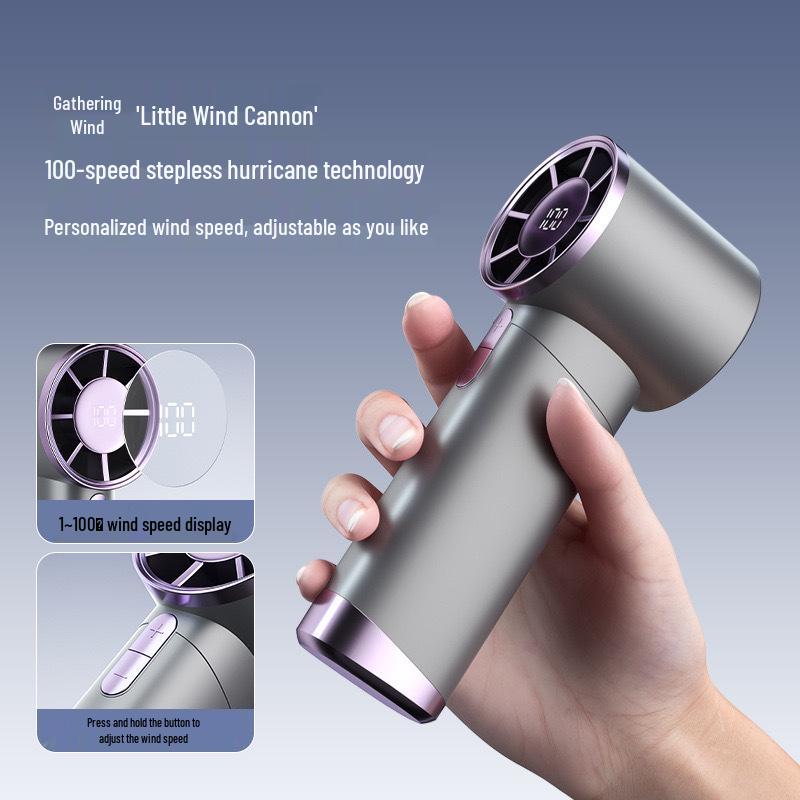 Portable Rechargeable Mini Handheld Fan: Creative High-Speed Summer Cooling Solution Milky White - 400mAh
Portable Rechargeable Mini Handheld Fan: Creative High-Speed Summer Cooling Solution Milky White - 400mAh