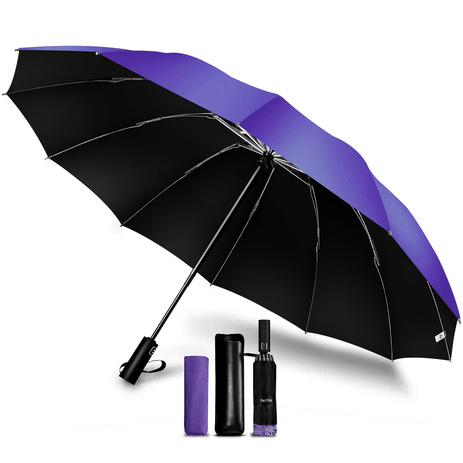 folding umbrella with 12 sturdy automatic opening and suitable for heavy and the rainy and reverse folding UV super finish Large, windproof, Фіолетовий
folding umbrella with 12 sturdy automatic opening and suitable for heavy and the rainy and reverse folding UV super finish Large, windproof, Фіолетовий