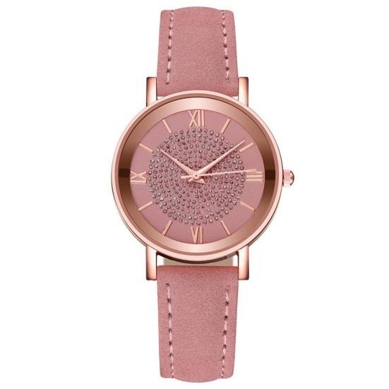 Quartz Watch Elegant Leather Strap Watch High Accuracy Analog Wristwatch for Women Comfortable Fit Wristwatch for Daily Casual Formal Wear рожевий
Quartz Watch Elegant Leather Strap Watch High Accuracy Analog Wristwatch for Women Comfortable Fit Wristwatch for Daily Casual Formal Wear рожевий