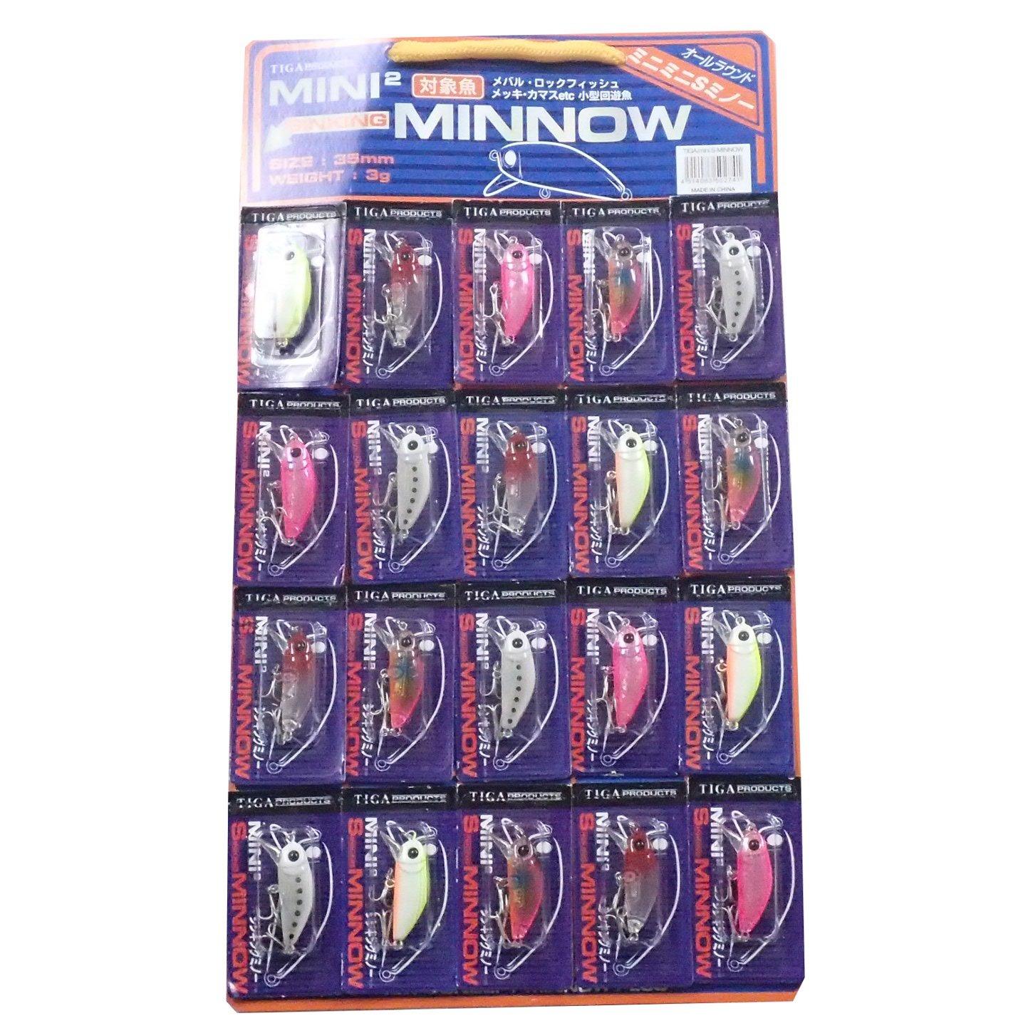 Shares SOLFIESTA Minnow Mini Mini Sinking Minnow Lure 
Shares SOLFIESTA Minnow Mini Mini Sinking Minnow Lure