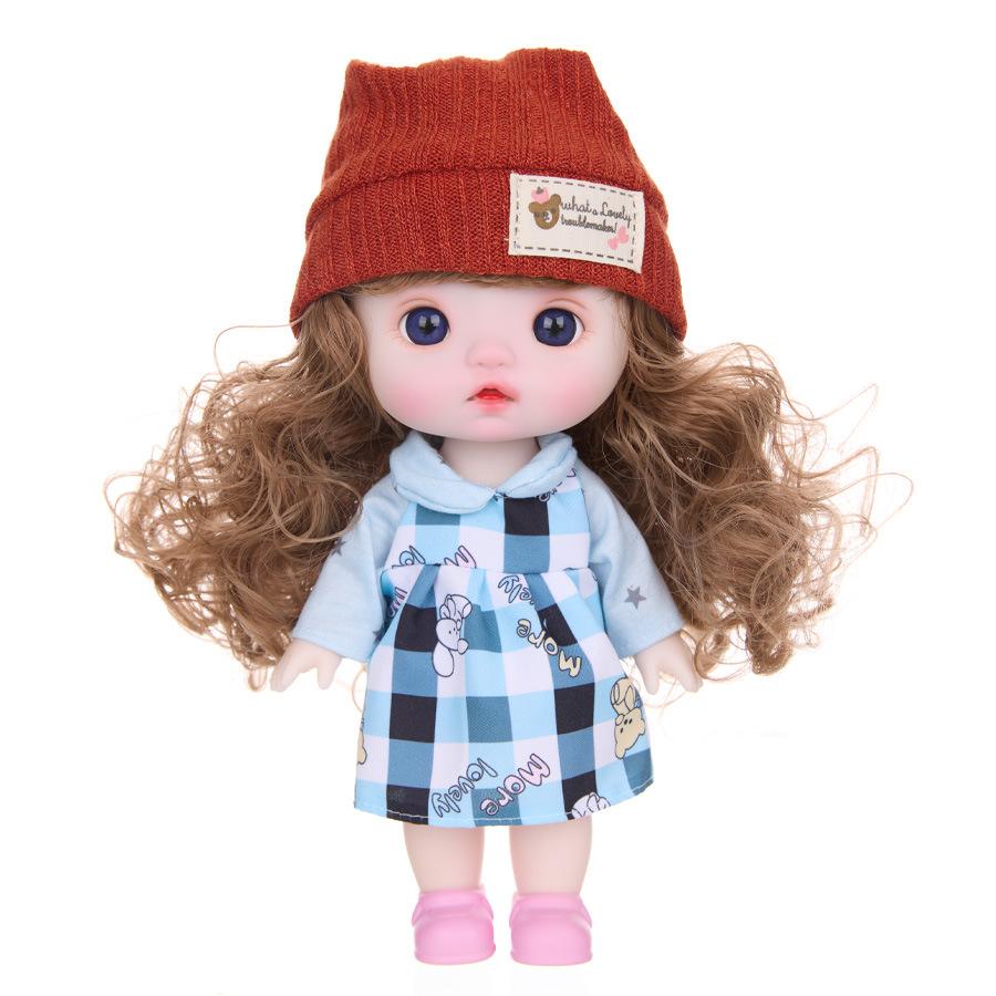9Inch Realistic Newborn Baby Doll Toy Sweet Face Reborn Doll With Clothes Long Hair Baby Girl Jointed Movable Doll Birthday Gift
9Inch Realistic Newborn Baby Doll Toy Sweet Face Reborn Doll With Clothes Long Hair Baby Girl Jointed Movable Doll Birthday Gift