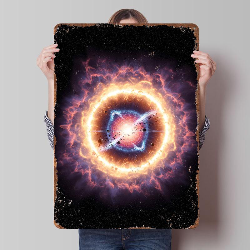 Exploding Star in Space Metal Poster Customized Wall Art Retro Vintage Tinplate Signs for Room Decorations Decoration Gaming 7.9x11.8In(20x30cm)
Exploding Star in Space Metal Poster Customized Wall Art Retro Vintage Tinplate Signs for Room Decorations Decoration Gaming 7.9x11.8In(20x30cm)