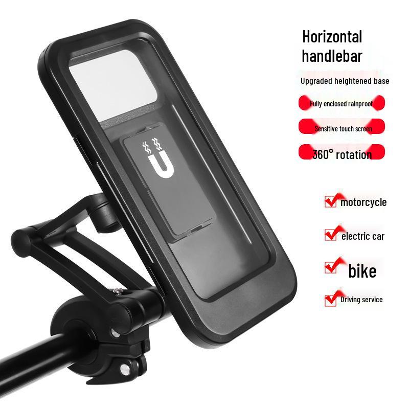 Waterproof Motorcycle & Bicycle Phone Holder for Food Delivery & Navigation.
Waterproof Motorcycle & Bicycle Phone Holder for Food Delivery & Navigation.