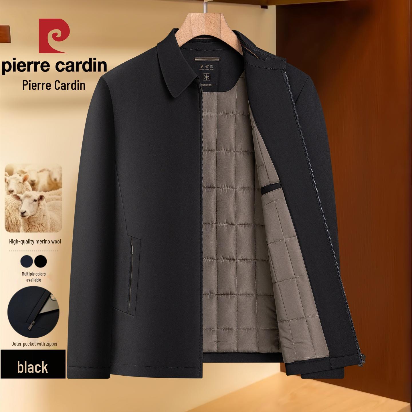 Мужская утепленная зимняя куртка Pierre Cardin из шерсти и хлопка для среднего и пожилого возраста M/170 (85-114 lbs)
Мужская утепленная зимняя куртка Pierre Cardin из шерсти и хлопка для среднего и пожилого возраста M/170 (85-114 lbs)
