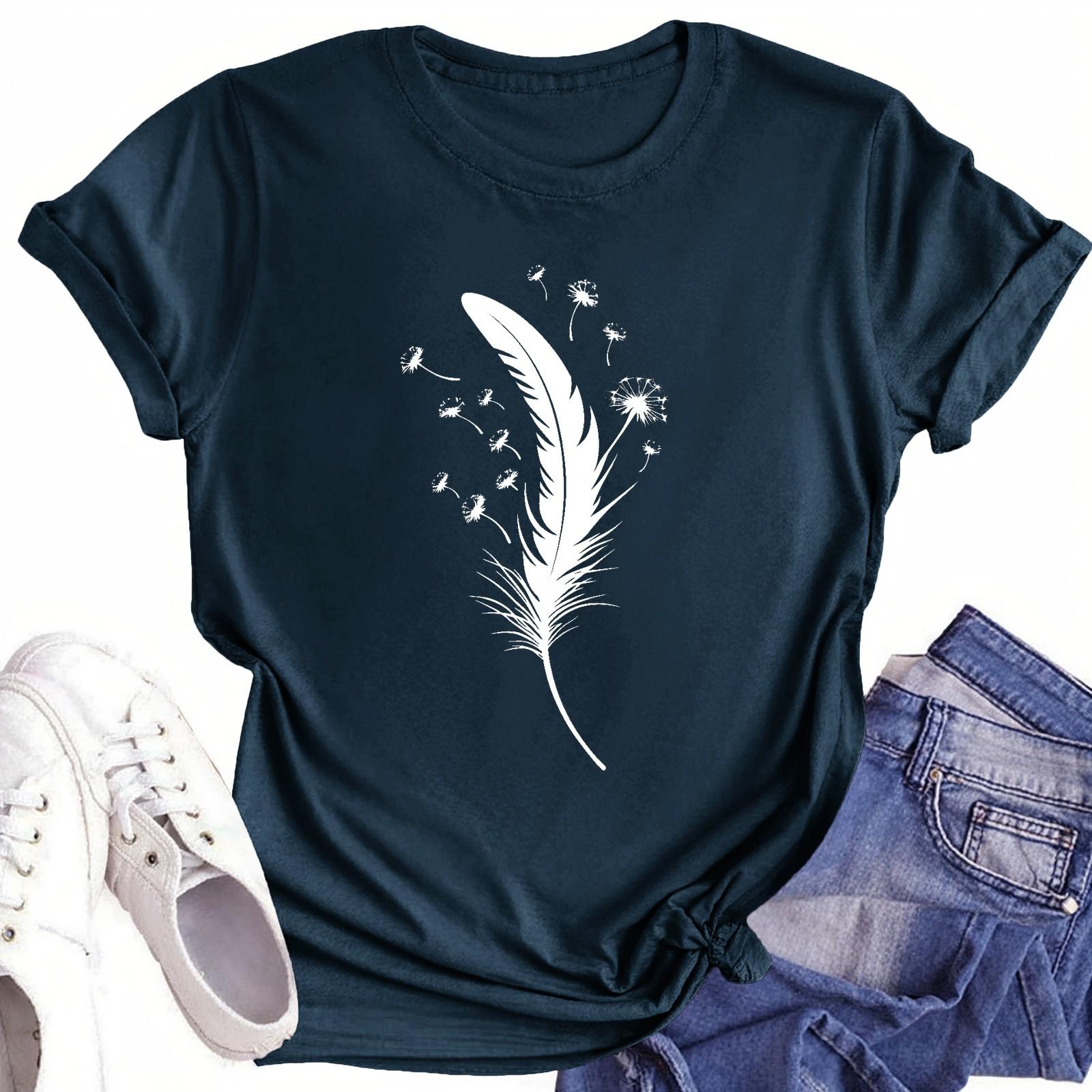 Футболки с короткими рукавами для женщин, модные топы, легкие и мягкие повседневные летние наряды, одежда M тёмно-синий
Футболки с короткими рукавами для женщин, модные топы, легкие и мягкие повседневные летние наряды, одежда M тёмно-синий