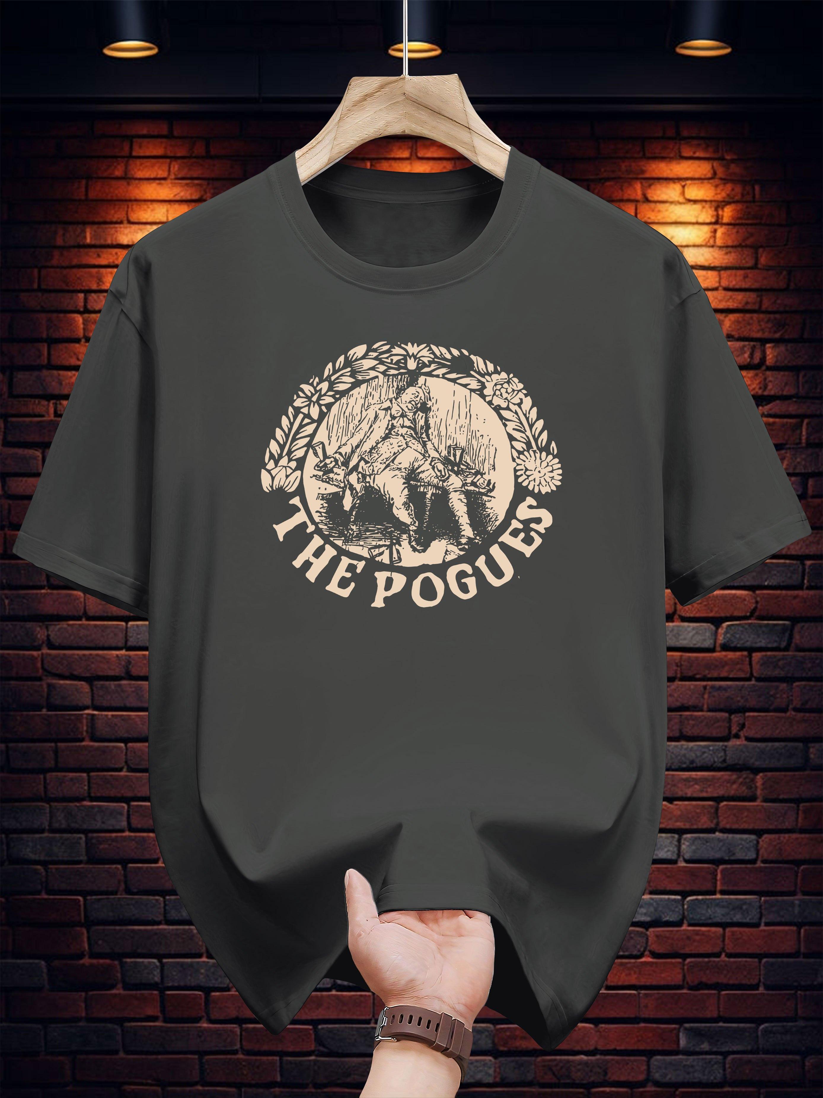 100% Cotton Graphic T-shirt - Black Casual Summer Tee with THE POGUS Elephant Print S
100% Cotton Graphic T-shirt - Black Casual Summer Tee with THE POGUS Elephant Print S
