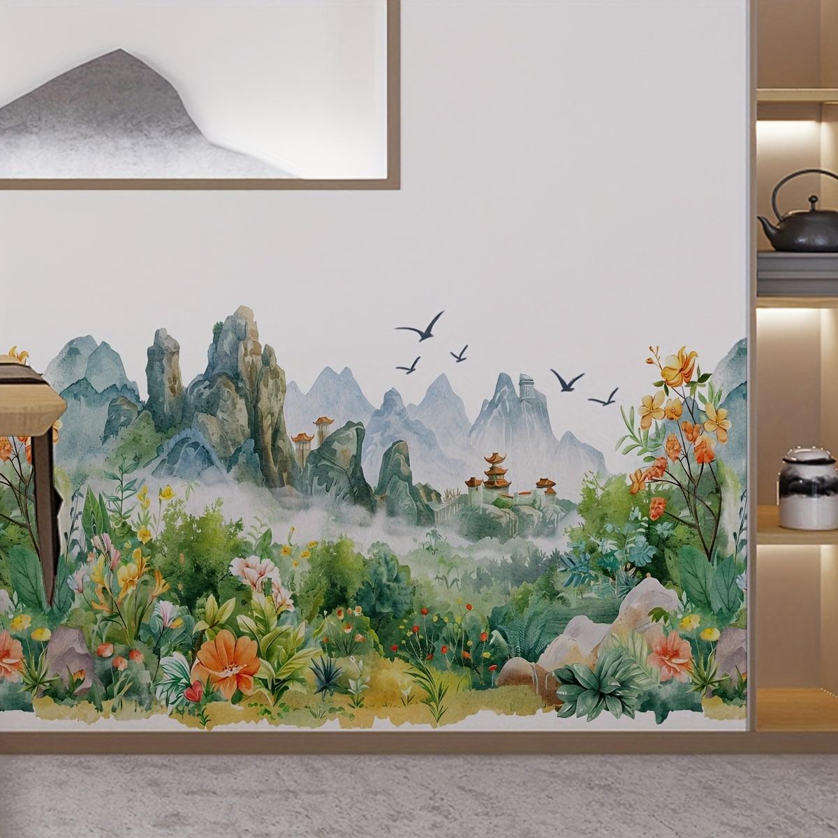 1Set 2pcs Chinese - Style Mountain & Bird Wall Stickers - Self - Adhesive, Living Room & Bedroom Decor 2pcs
1Set 2pcs Chinese - Style Mountain & Bird Wall Stickers - Self - Adhesive, Living Room & Bedroom Decor 2pcs