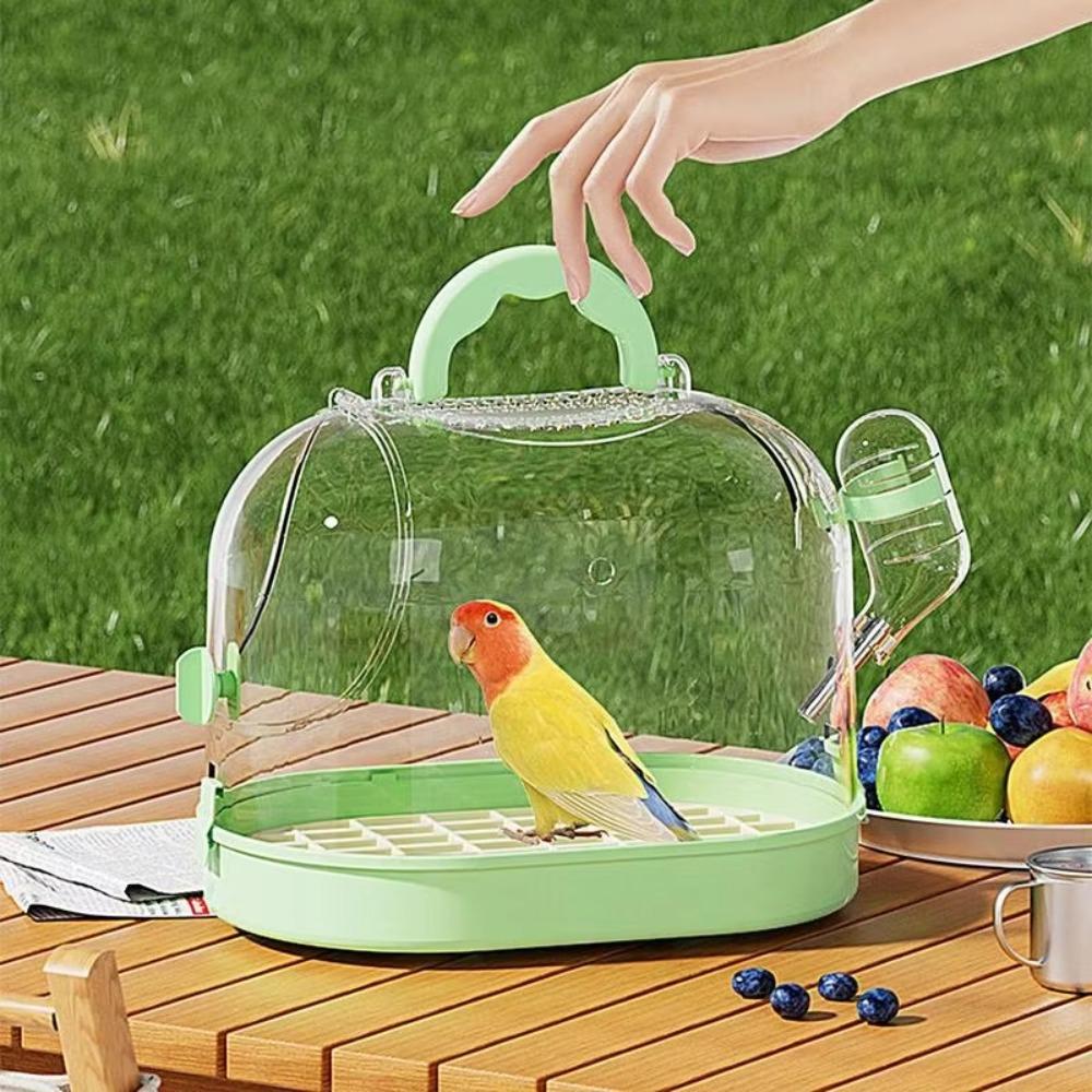 Breathable Bird Carrier Portable Parrot Cage Transport Bag Bird Transport Cage Outdoor білий
Breathable Bird Carrier Portable Parrot Cage Transport Bag Bird Transport Cage Outdoor білий