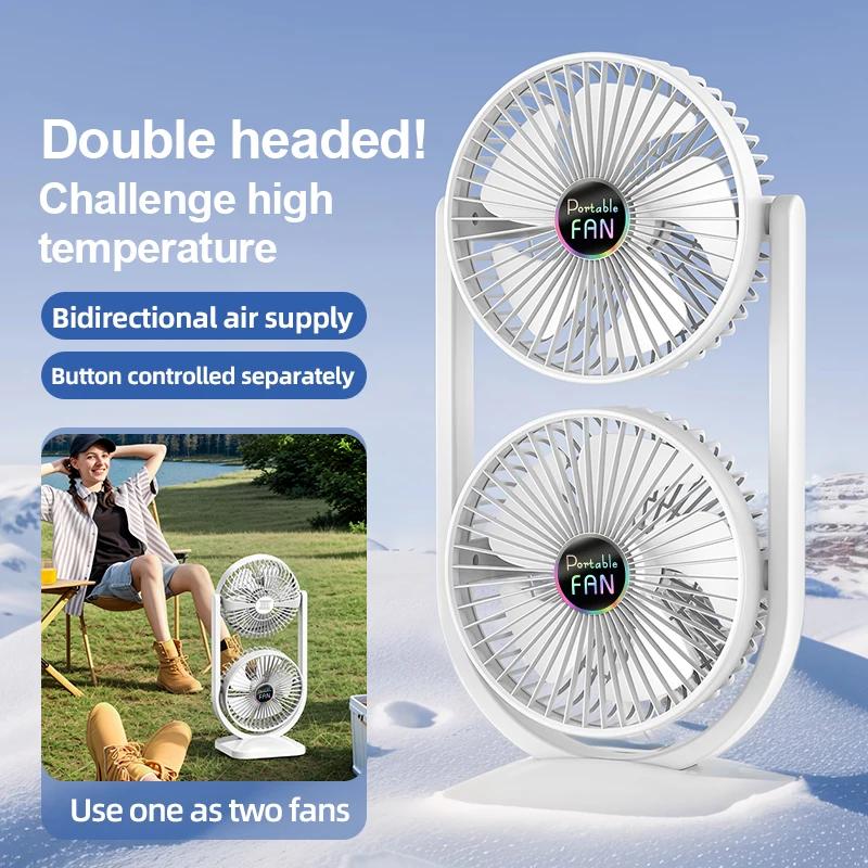 Double-Head USB Desktop Fan: Unleash Robust Wind Power with Whisper - Quiet Operation. Ideal for Both Office Desks and Home Work чорний
Double-Head USB Desktop Fan: Unleash Robust Wind Power with Whisper - Quiet Operation. Ideal for Both Office Desks and Home Work чорний