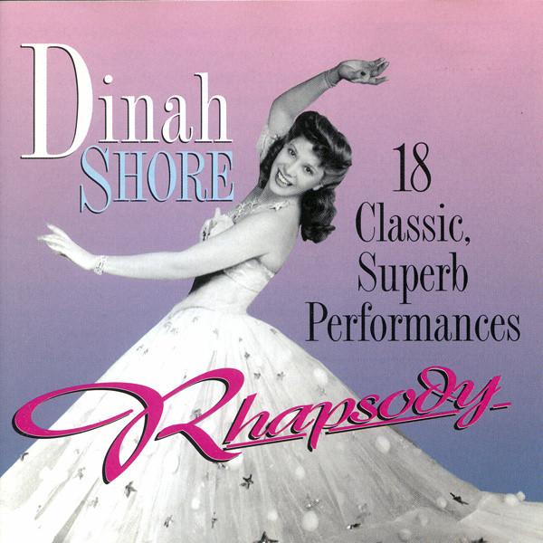 CD DINAH SHORE - Rhapsody: 18 Classic, Superb Perfor PLATCD159 Prism Leisure C 1996 UK Pop Used
CD DINAH SHORE - Rhapsody: 18 Classic, Superb Perfor PLATCD159 Prism Leisure C 1996 UK Pop Used