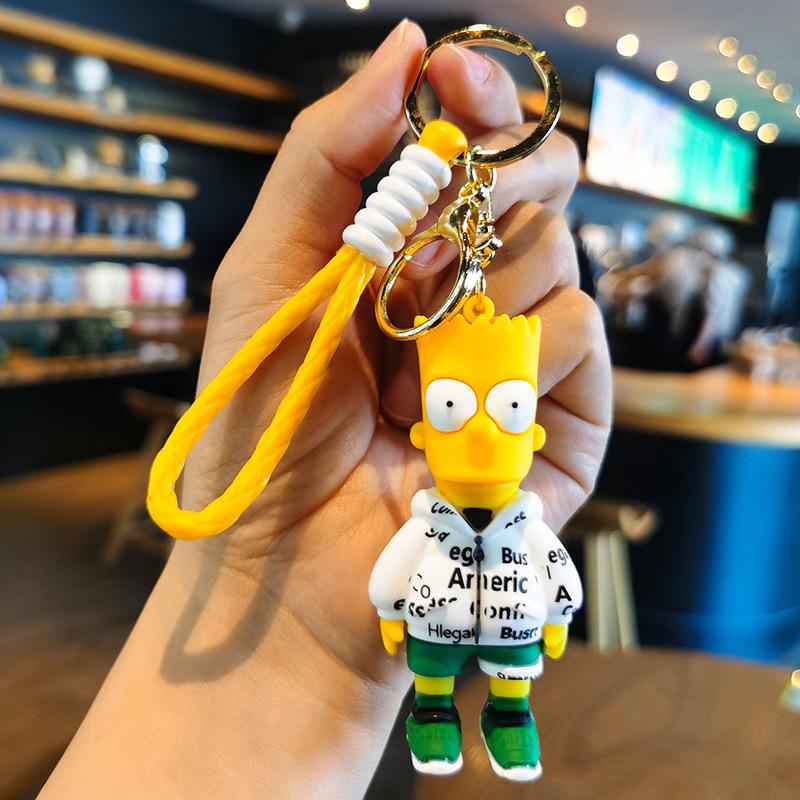 Simpson Cartoon Silicone Keychain Doll Cute Figurine Bag Keychain Small Accessory Wholesale Y2k Fashion Toys Anime Cartoon Frind
Simpson Cartoon Silicone Keychain Doll Cute Figurine Bag Keychain Small Accessory Wholesale Y2k Fashion Toys Anime Cartoon Frind