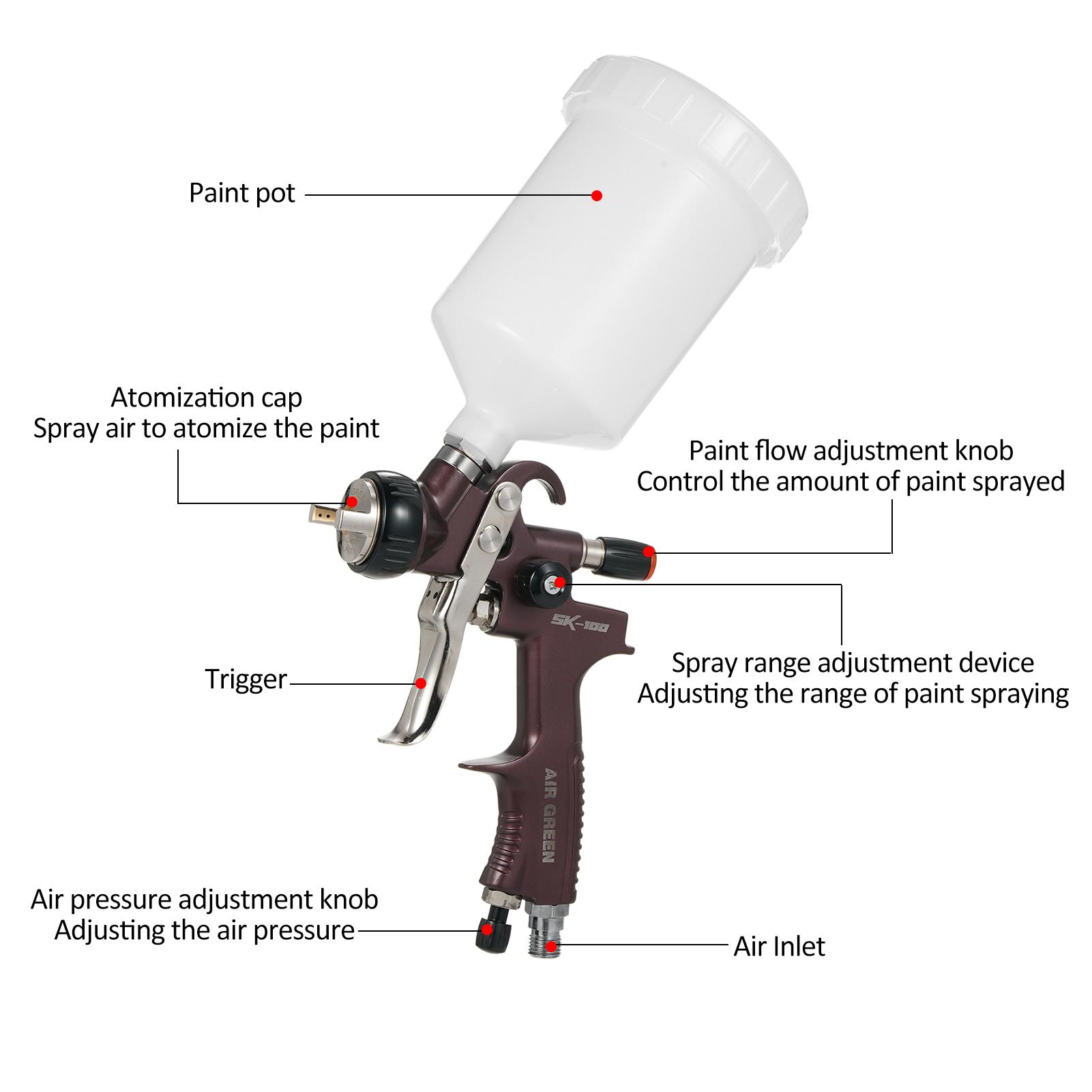 Пневматический распылитель Автомобильный распылитель для покраски воздуха Профессиональные автомобильные инструменты Высококачественный автомобильный распылитель для краски Распыление кофейный
Пневматический распылитель Автомобильный распылитель для покраски воздуха Профессиональные автомобильные инструменты Высококачественный автомобильный распылитель для краски Распыление кофейный