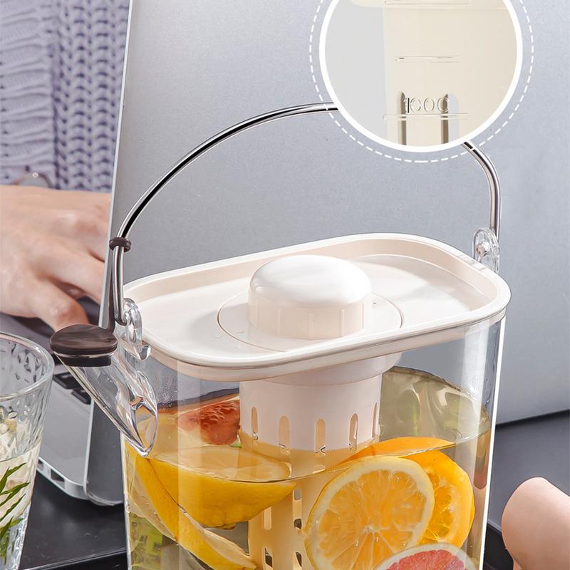 Water Pitcher For Fridge Cold Drinking Beverage Jar Pitcher PET Water Mix Drinks Jug Lemonade Pitching Kettle With Handle For коричневий
Water Pitcher For Fridge Cold Drinking Beverage Jar Pitcher PET Water Mix Drinks Jug Lemonade Pitching Kettle With Handle For коричневий