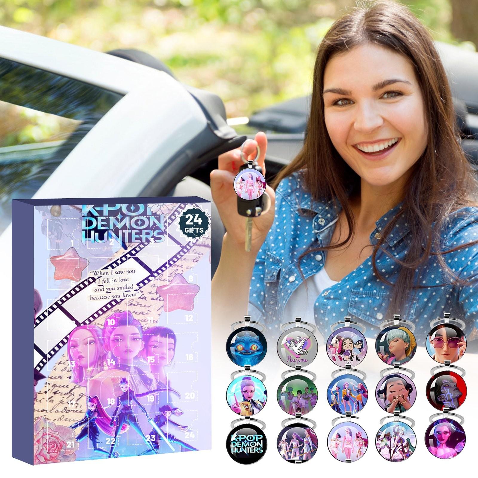 24-дневный адвент-календарь с обратным отсчетом, 3D брелок-подвеска-брошь для группы модных девушек, 24 шт. подарок One Size
24-дневный адвент-календарь с обратным отсчетом, 3D брелок-подвеска-брошь для группы модных девушек, 24 шт. подарок One Size