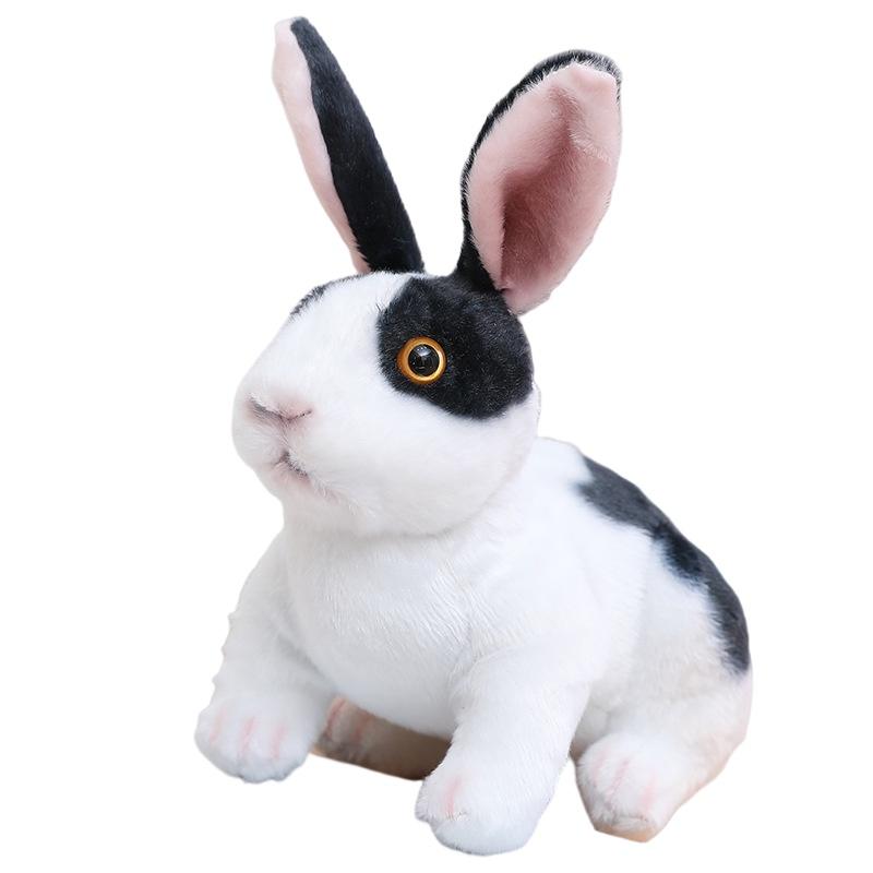 Чарівна плюшева коричнево-біла іграшка-кролик для обіймів і притискань, 24 см Black Squat
Чарівна плюшева коричнево-біла іграшка-кролик для обіймів і притискань, 24 см Black Squat