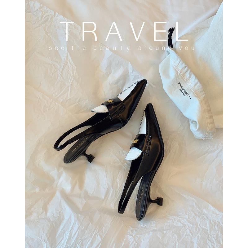 Cowhide version~ Small gold coins, genuine leather, pointed head, thin heel, bag head, empty sandals, women s ol commuter shoes. 40
Cowhide version~ Small gold coins, genuine leather, pointed head, thin heel, bag head, empty sandals, women s ol commuter shoes. 40