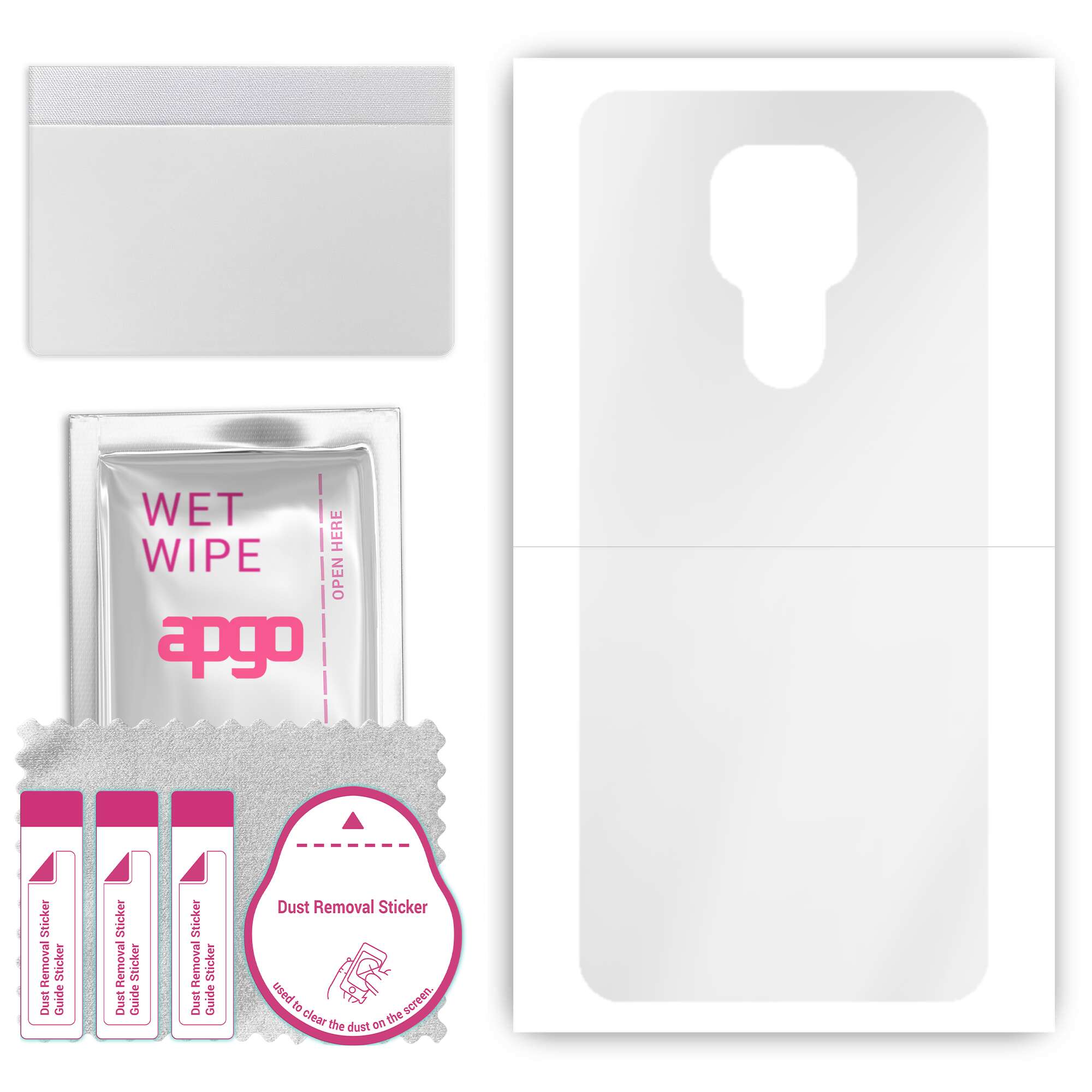 apgo Ultra Clear Protective Skin Sticker for the back compatible with Motorola Moto E7 Plus, Wrap Film, Hydrogel Film, Flexible, Soft TPU with positio
apgo Ultra Clear Protective Skin Sticker for the back compatible with Motorola Moto E7 Plus, Wrap Film, Hydrogel Film, Flexible, Soft TPU with positio