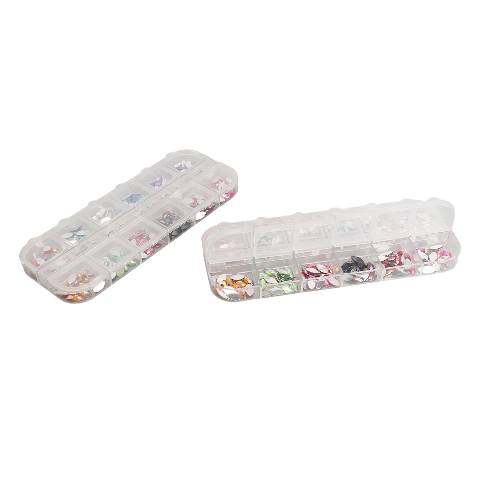 2 Boxes Nail Rhinestones Flat Back Assorted Bright Colors Sparkling Widely Used Nail Art Stones for Manicure DIY Makeup
2 Boxes Nail Rhinestones Flat Back Assorted Bright Colors Sparkling Widely Used Nail Art Stones for Manicure DIY Makeup
