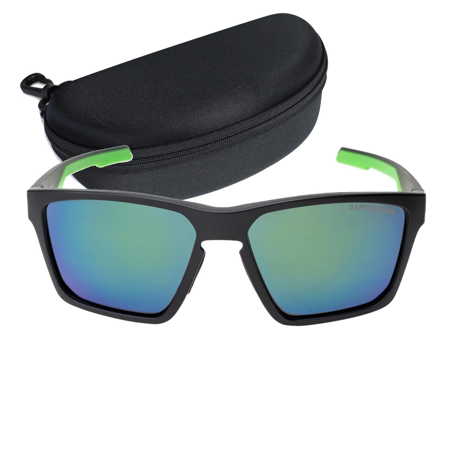 Captain Stag Polarized Sunglasses with Sunglasses PC Smoke Green Men s Case, Plastic, Mirror, CSP-011-2-EH-72 зелений
Captain Stag Polarized Sunglasses with Sunglasses PC Smoke Green Men s Case, Plastic, Mirror, CSP-011-2-EH-72 зелений