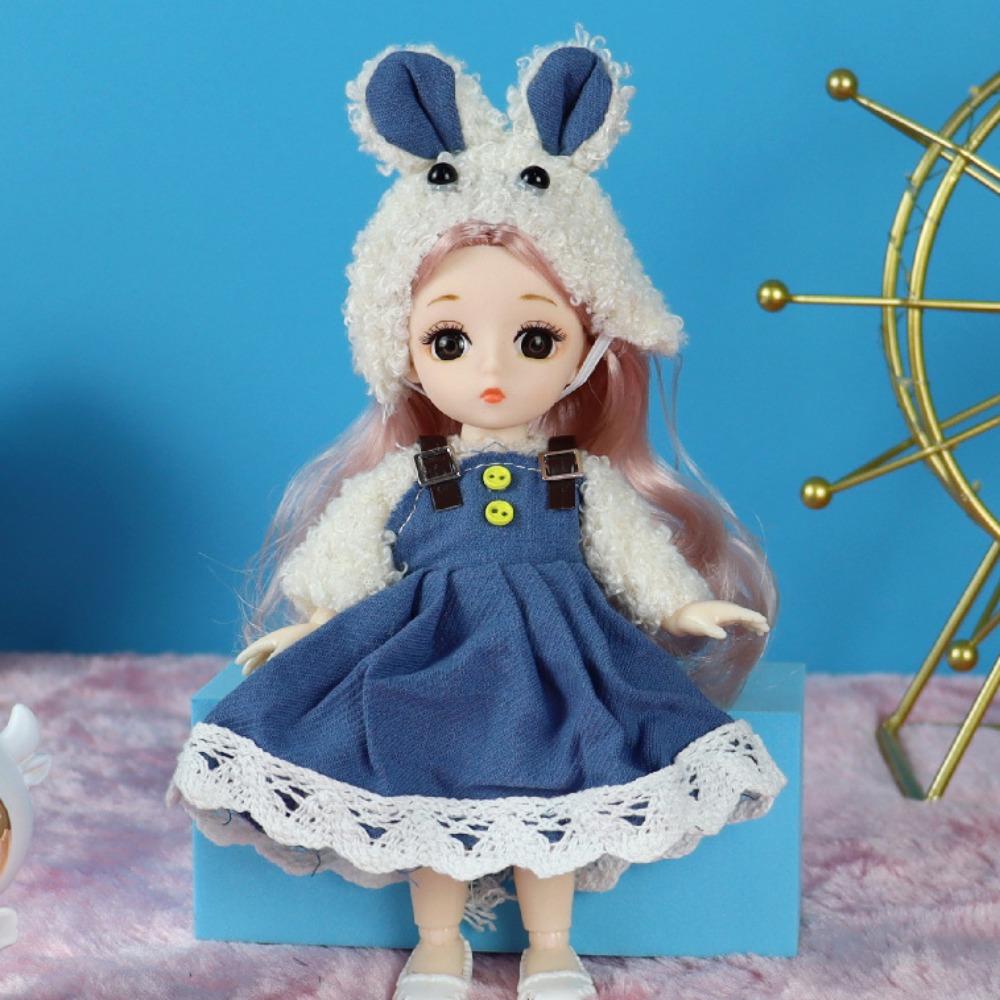 Длинноволосая 17-сантиметровая BJD-кукла с одеждой, привлекательными глазами, принцессным макияжем, шарнирная кукла, подарок для девочки style C
Длинноволосая 17-сантиметровая BJD-кукла с одеждой, привлекательными глазами, принцессным макияжем, шарнирная кукла, подарок для девочки style C