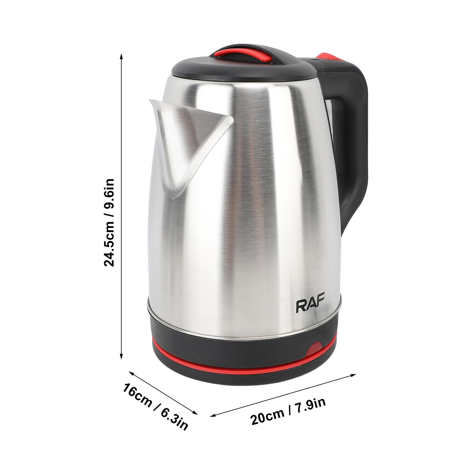 Электрический чайник Электрический чайник для воды 2 л Предотвращает сухое горение Автоматическое отключение Быстрокипящий бойлер для чая Кофе Европейская вилка 220 В EU