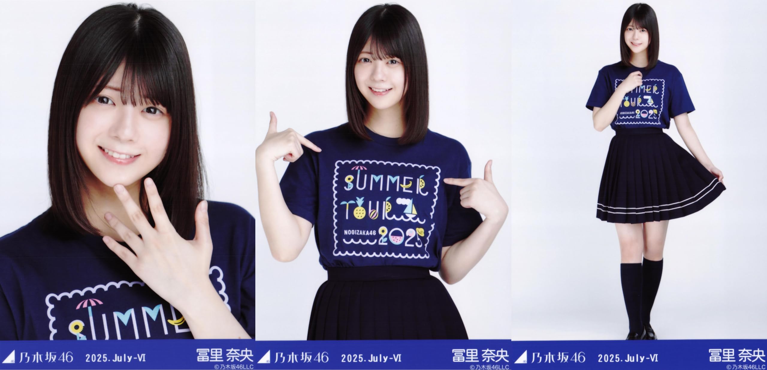 Nogizaka46 Photo: July 2025 Midsummer National Tour 2025 T-shirt B ver. Nao Tomiri
Nogizaka46 Photo: July 2025 Midsummer National Tour 2025 T-shirt B ver. Nao Tomiri