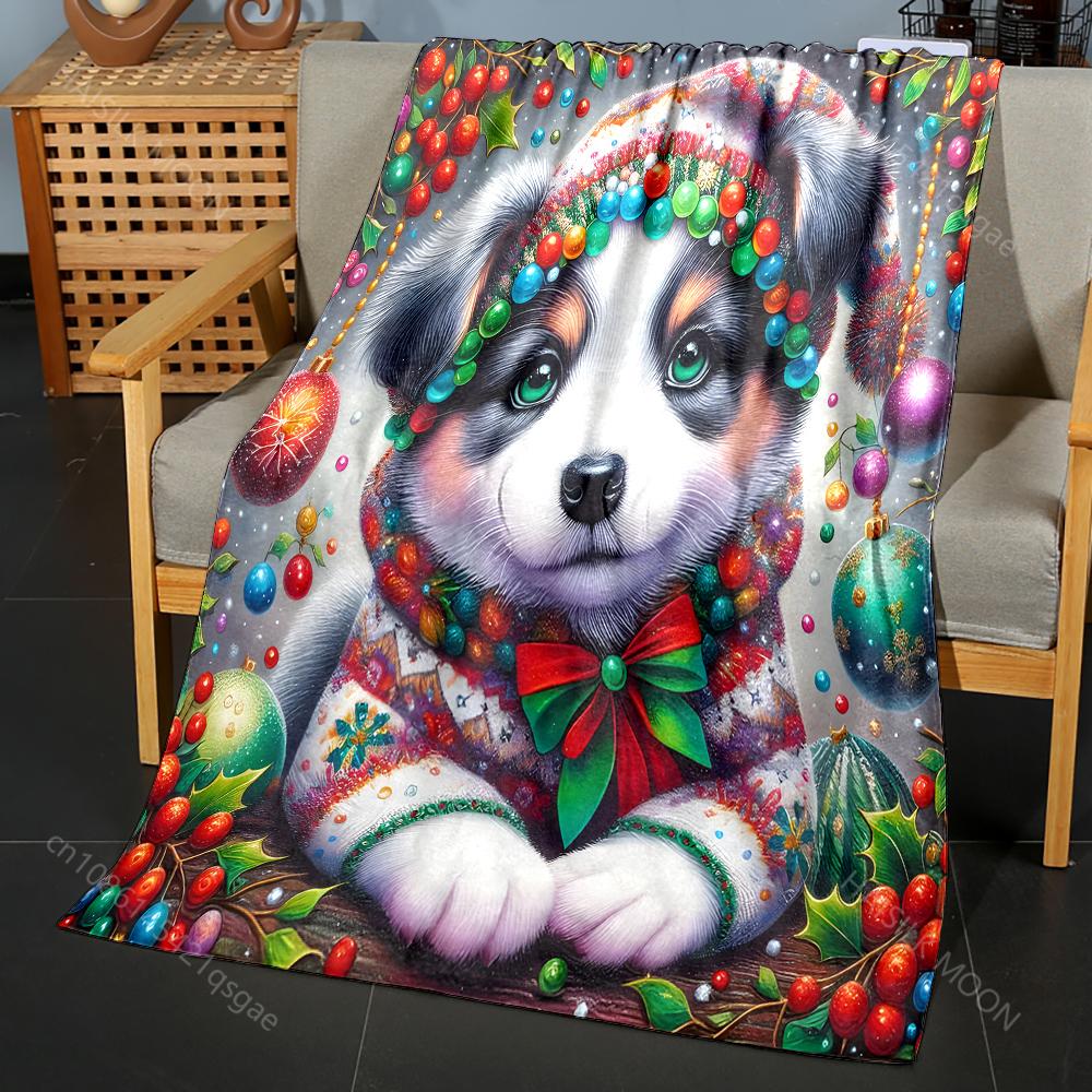 Festive Ornaments and Holly Leaves Pattern Blanket Flannel Material Soft Warm for All Seasons, Home Outdoor Camping Picnics RV 75x90cm
Festive Ornaments and Holly Leaves Pattern Blanket Flannel Material Soft Warm for All Seasons, Home Outdoor Camping Picnics RV 75x90cm