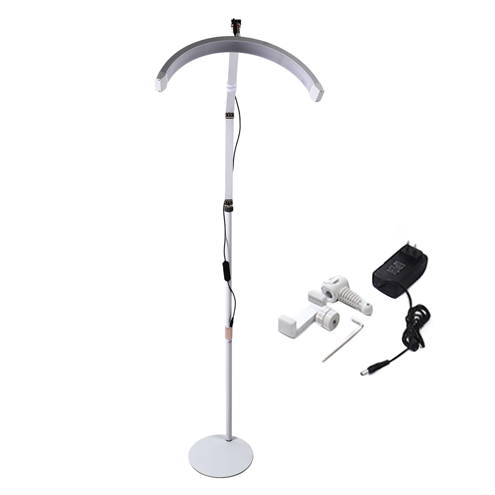 LED Half Moon Floor Light 360 Degrees Rotating Adjust Height Eyelash Beauty Lamp White US Plug
LED Half Moon Floor Light 360 Degrees Rotating Adjust Height Eyelash Beauty Lamp White US Plug