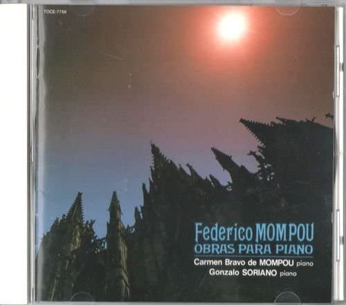 CD MOMPOU (CARMEN BRAVO DE), MOMPOU; S - Soriano & Carmen Bravo/Mompou Piano TOCE7756 Japan Classical Used
CD MOMPOU (CARMEN BRAVO DE), MOMPOU; S - Soriano & Carmen Bravo/Mompou Piano TOCE7756 Japan Classical Used