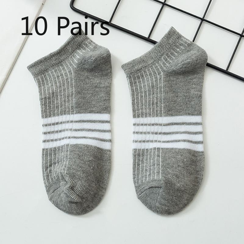 10 пар мужских весенне-осенних повседневных дышащих носков-невидимок с четырьмя полосками 10 Pairs светло-серый
10 пар мужских весенне-осенних повседневных дышащих носков-невидимок с четырьмя полосками 10 Pairs светло-серый