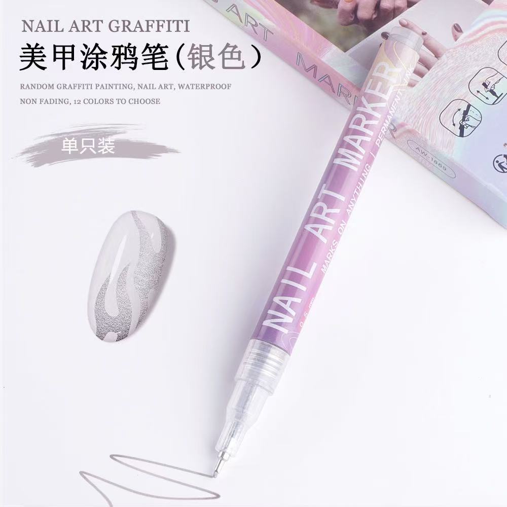 12Colors Nail Art Graffiti Pen Nail Marker Drawing Acrylic Paint Pens Waterproof Nail Painting Manicure Extra Fine
12Colors Nail Art Graffiti Pen Nail Marker Drawing Acrylic Paint Pens Waterproof Nail Painting Manicure Extra Fine