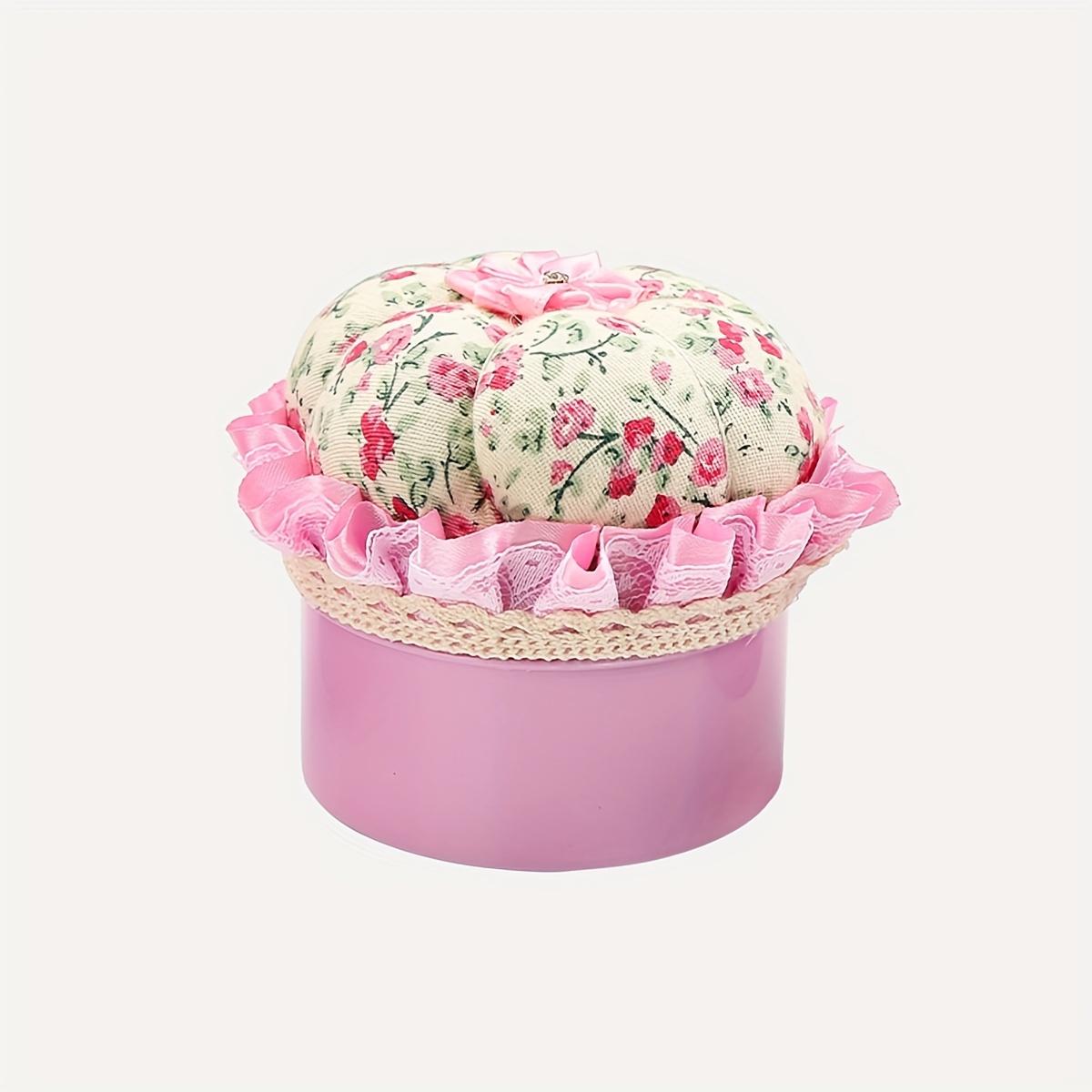 Pink Floral Pin Holder Storage Box, Sewing Supplies Tin Box, Needle and Thread Box, Sewing Additions, Sewing Storage
Pink Floral Pin Holder Storage Box, Sewing Supplies Tin Box, Needle and Thread Box, Sewing Additions, Sewing Storage