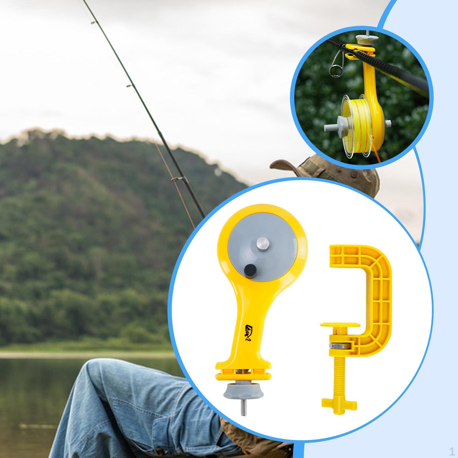 Fishing Line Spooler Spooling Tool Compact Gear Efficient Winding
Fishing Line Spooler Spooling Tool Compact Gear Efficient Winding