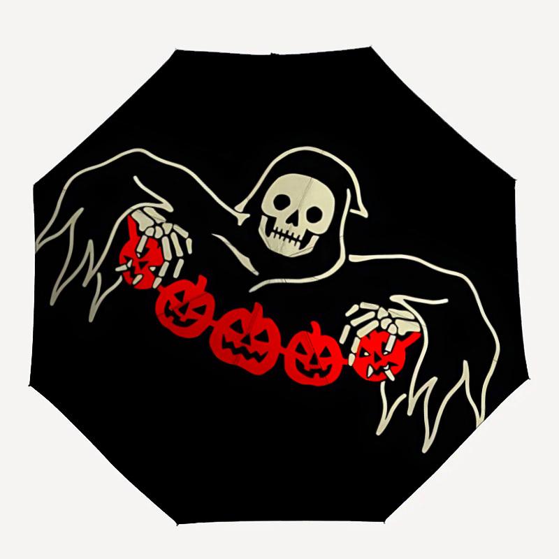 1pc Grim Reaper Pumpkins Automatic Open/Close, 8-Rib Durable Frame, Compact Folding, Elegant Man/Women s Travel040
1pc Grim Reaper Pumpkins Automatic Open/Close, 8-Rib Durable Frame, Compact Folding, Elegant Man/Women s Travel040