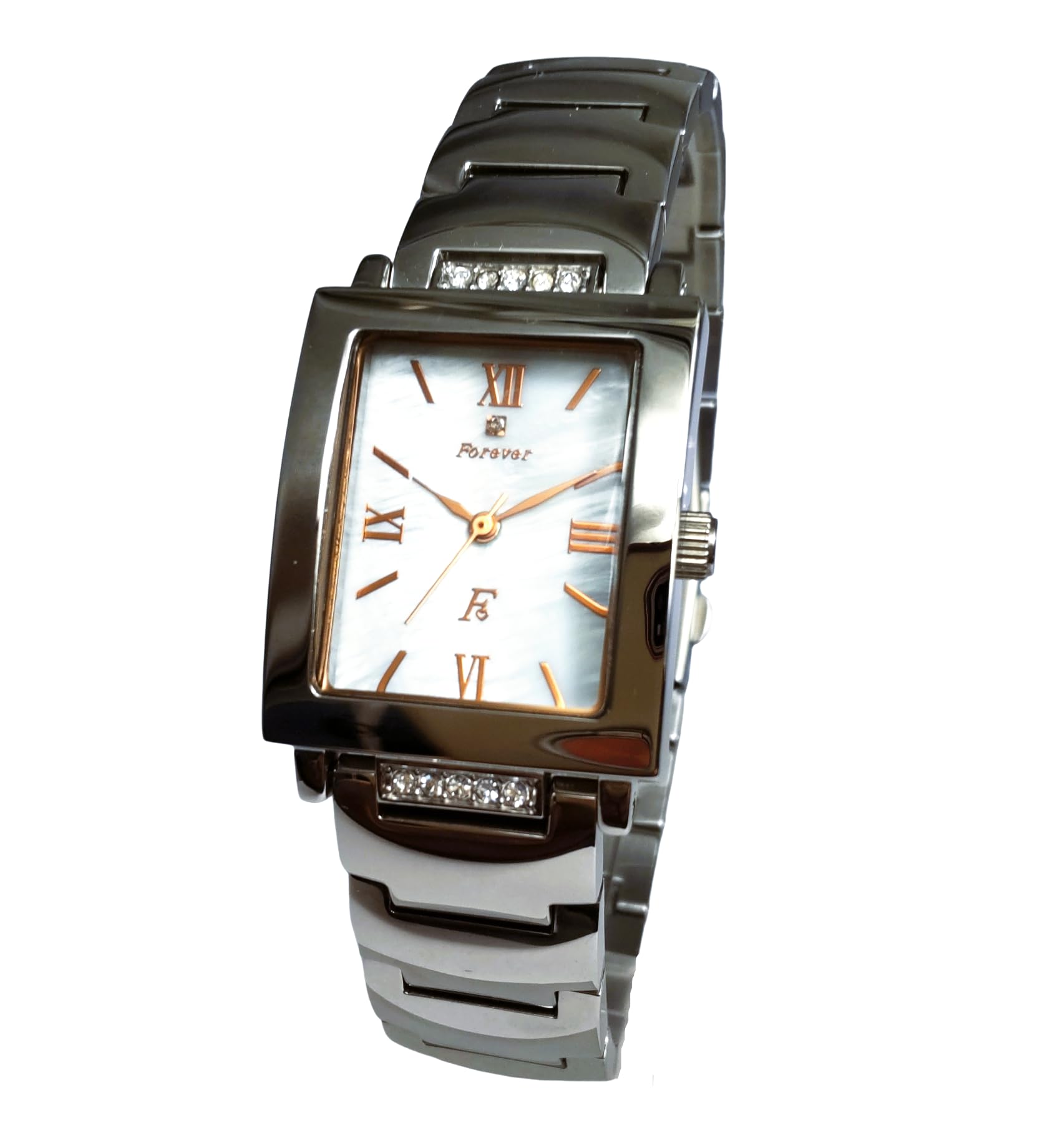 Watch Forever Shell Dial Beautiful Crystal Watch with Simple Belt Adjustment Tool FOREVER Men s FG-1205-1PG (White/PG)
Watch Forever Shell Dial Beautiful Crystal Watch with Simple Belt Adjustment Tool FOREVER Men s FG-1205-1PG (White/PG)