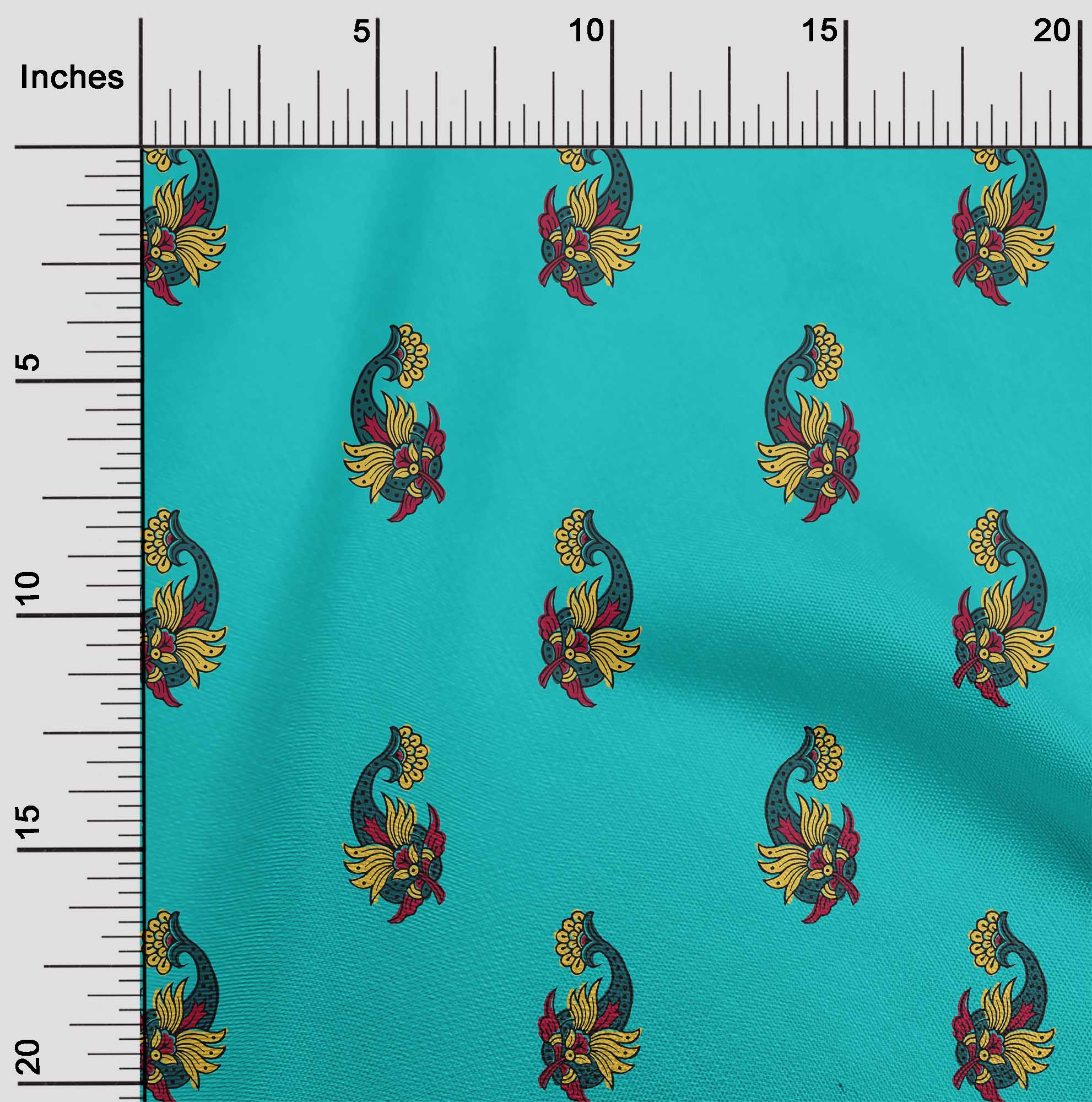 OneOone Cotton Flex Fabric Floral Block Print Швейна тканина BTY шириною 40 дюймів 42 Inch - Viscose Chiffon синій
OneOone Cotton Flex Fabric Floral Block Print Швейна тканина BTY шириною 40 дюймів 42 Inch - Viscose Chiffon синій