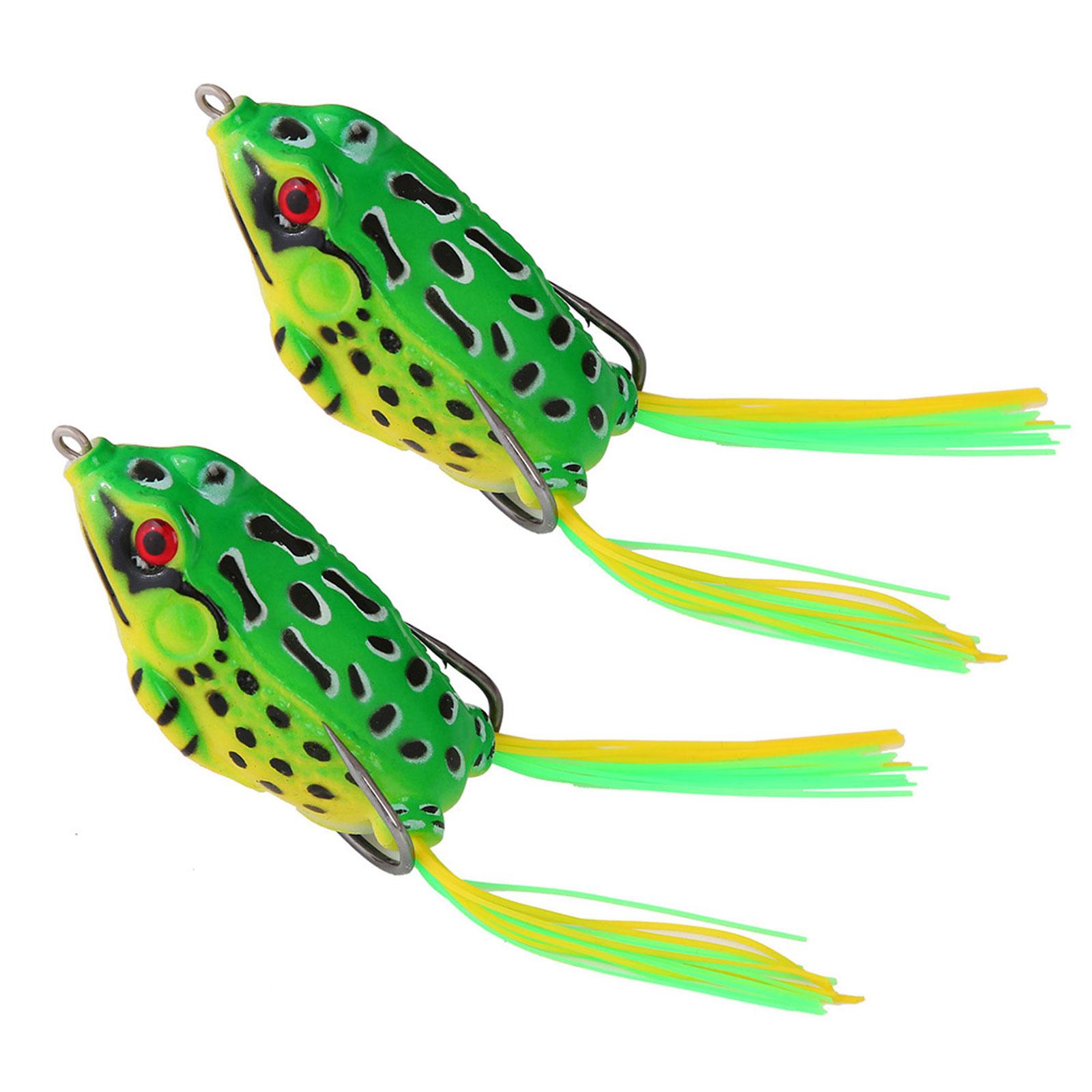 2Pcs Simulated Frog Fishing Lure with Hooks Topwater Soft Fishing Baits Artificial Fishing Lure Soft Tube Baits XL
2Pcs Simulated Frog Fishing Lure with Hooks Topwater Soft Fishing Baits Artificial Fishing Lure Soft Tube Baits XL