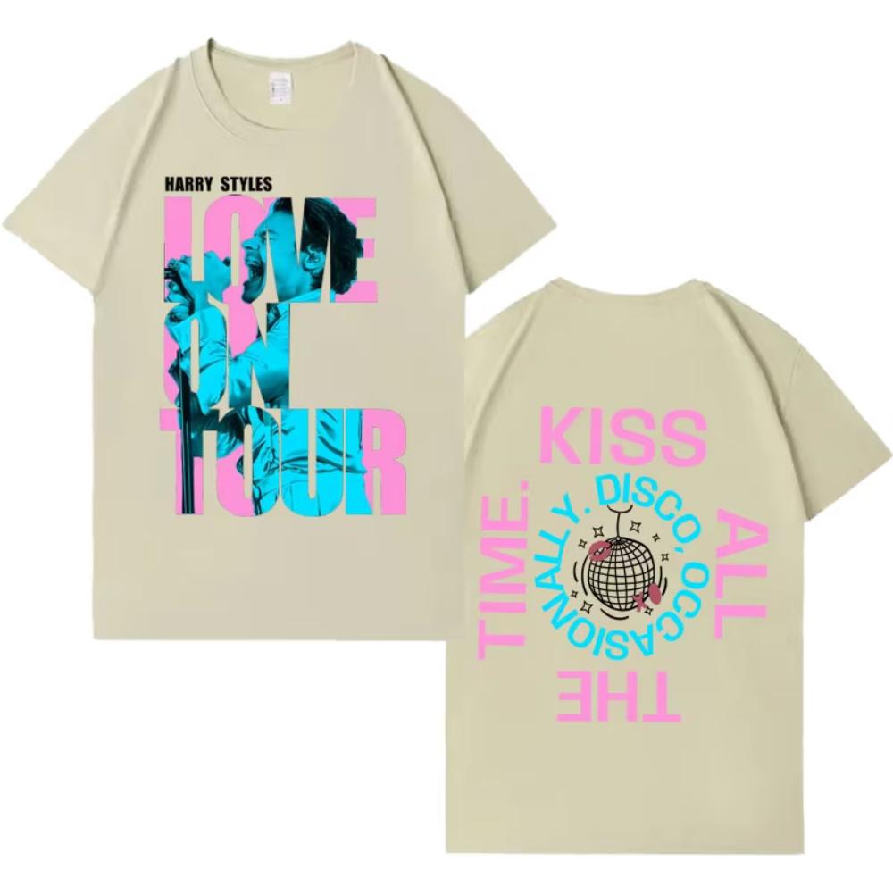 Singer Harry Styles Love on And Kiss All The Time Disco Occasionally 2026 Gothic Cotton T Shirts Men Women Oversized Casual Tees 4XL
Singer Harry Styles Love on And Kiss All The Time Disco Occasionally 2026 Gothic Cotton T Shirts Men Women Oversized Casual Tees 4XL