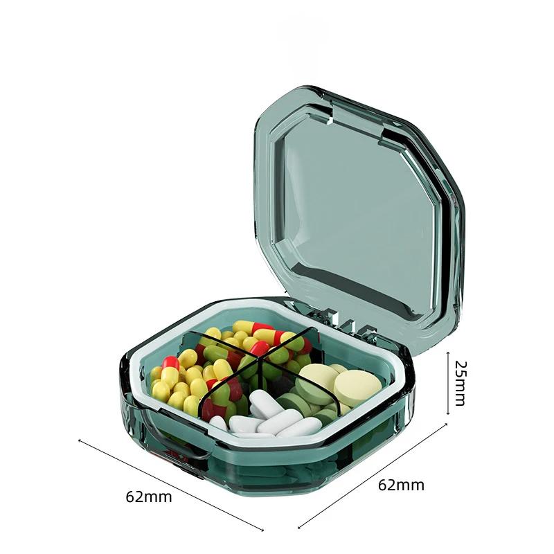 Mini Portable Pill Organizer Waterproof Sealed Compact Medicine Box for Daily Doses - One Week Supply for Three Meals a Day
Mini Portable Pill Organizer Waterproof Sealed Compact Medicine Box for Daily Doses - One Week Supply for Three Meals a Day