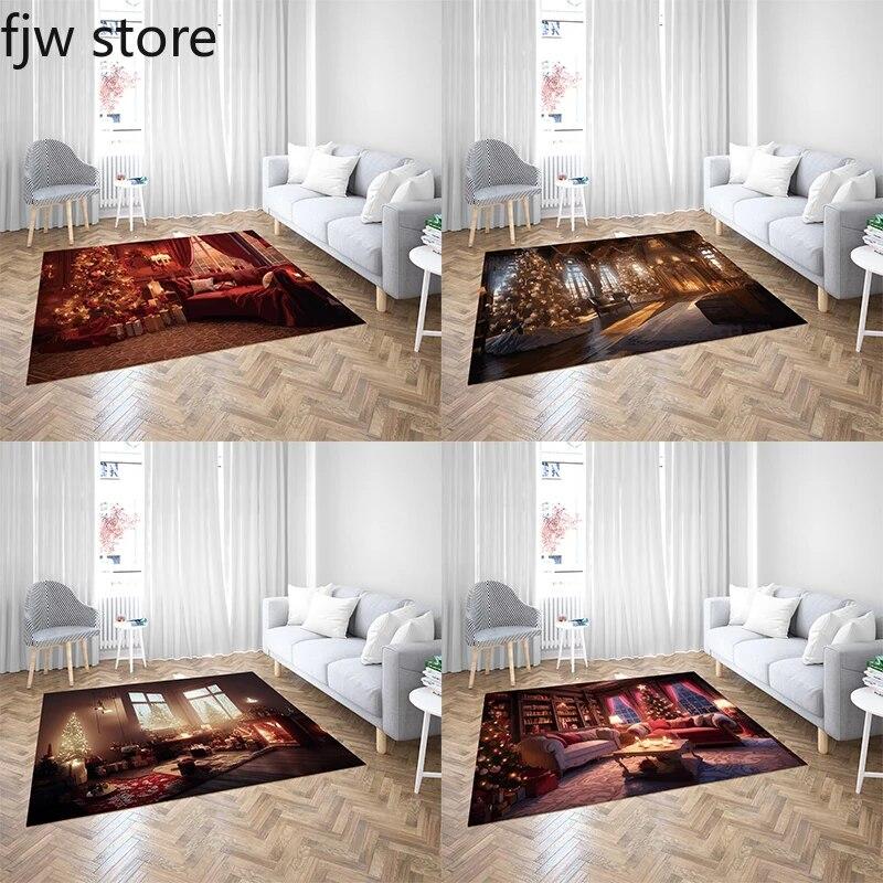 Домашний рождественский новогодний ковер для гостиной, спальни, противоскользящий ковер, коврик для ног, коврик для входной двери
Домашний рождественский новогодний ковер для гостиной, спальни, противоскользящий ковер, коврик для ног, коврик для входной двери