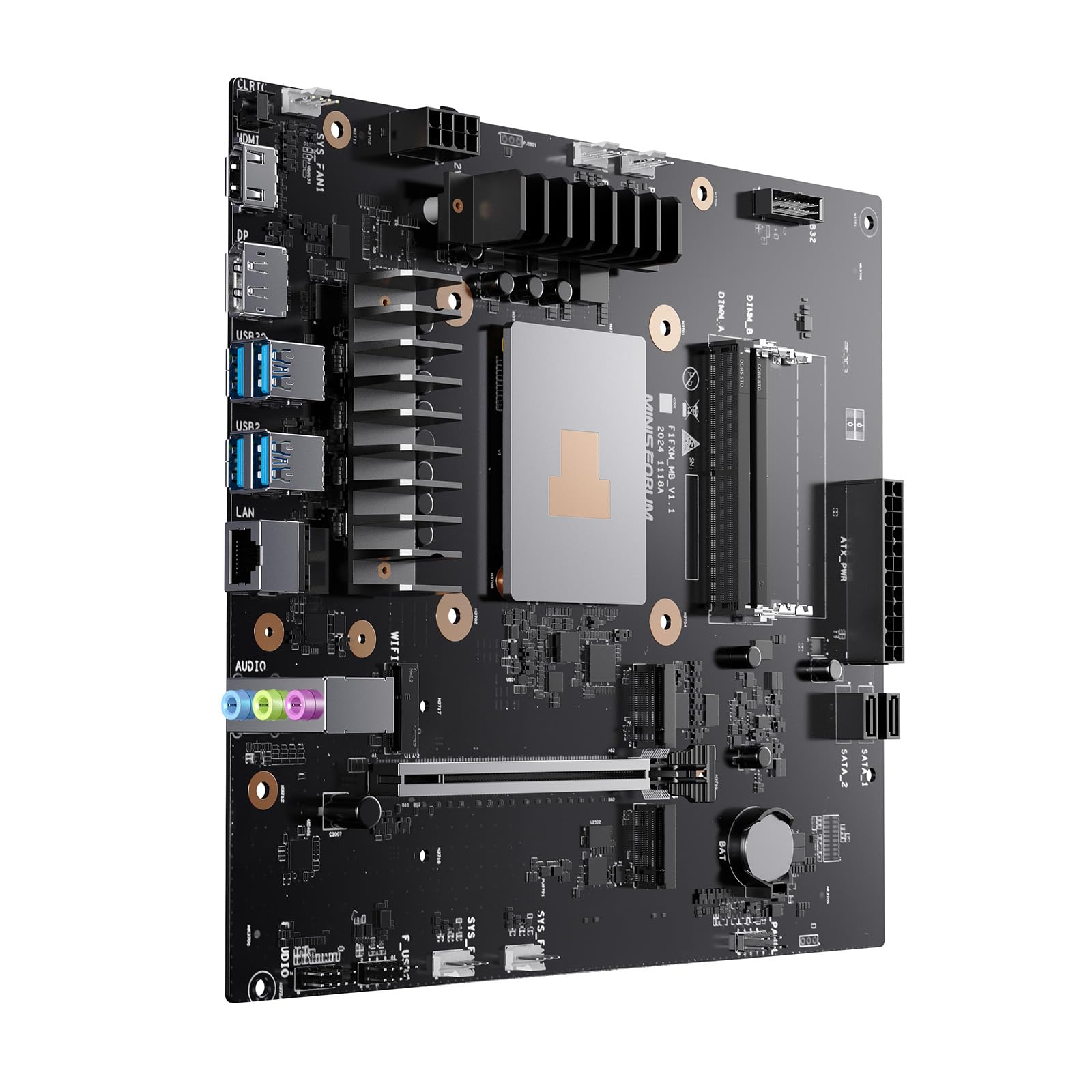 MINISFORUM BD795m Материнська плата AMD Ryzen 9 7945HX Barebone Kit Radeon 610M DDR5 Dual Channel 2xPCIe 2230 Key E RJ45 Вихід на екран Малий ігровий ПК M-ATX
MINISFORUM BD795m Материнська плата AMD Ryzen 9 7945HX Barebone Kit Radeon 610M DDR5 Dual Channel 2xPCIe 2230 Key E RJ45 Вихід на екран Малий ігровий ПК M-ATX