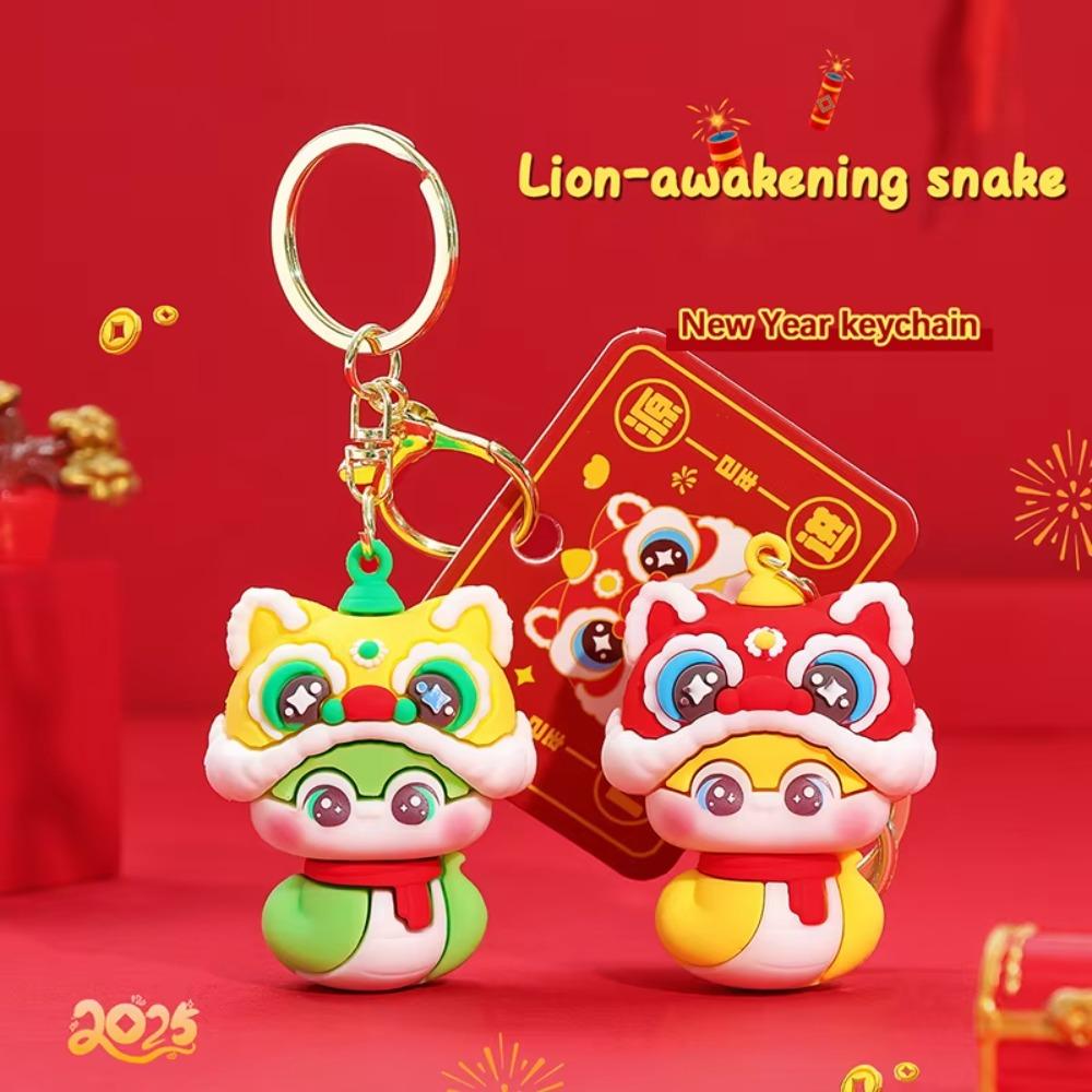 Blessing Snake Year Keychain Resin Chinese New Year Pendant Creative Lucky Snake Key Ring Kids красный
Blessing Snake Year Keychain Resin Chinese New Year Pendant Creative Lucky Snake Key Ring Kids красный