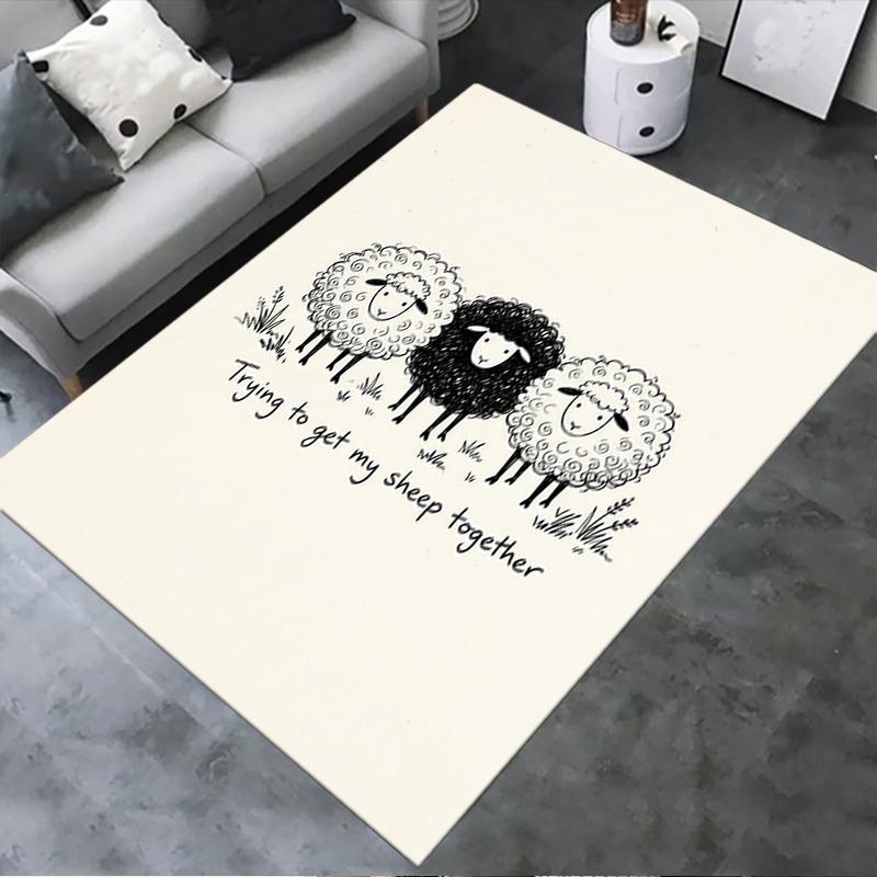 2025 New Black and White Sheep Carpet Rug for Living Room Bedroom Home Sofa Decoration,Kids play Non-slip Floor Mat 40x60cm( 15x23in )
2025 New Black and White Sheep Carpet Rug for Living Room Bedroom Home Sofa Decoration,Kids play Non-slip Floor Mat 40x60cm( 15x23in )