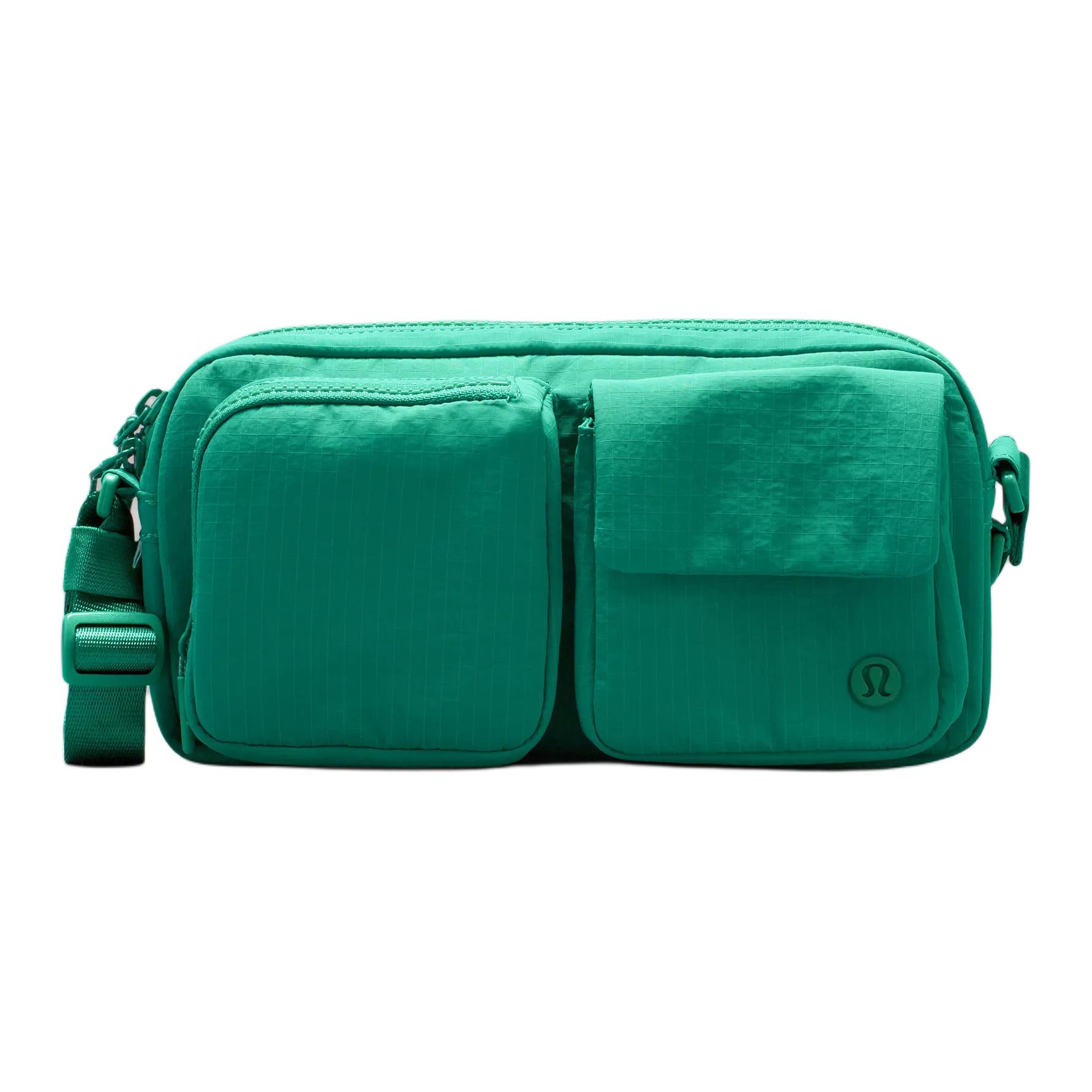 Lululemon Multi-Pocket 2.5L Logo Adjustable Shoulder Strap Zipper Closure Nylon Crossbody Bag Unisex Bags Cascadia-Green LU9BJ8S-CASG Cascadia Green
Lululemon Multi-Pocket 2.5L Logo Adjustable Shoulder Strap Zipper Closure Nylon Crossbody Bag Unisex Bags Cascadia-Green LU9BJ8S-CASG Cascadia Green
